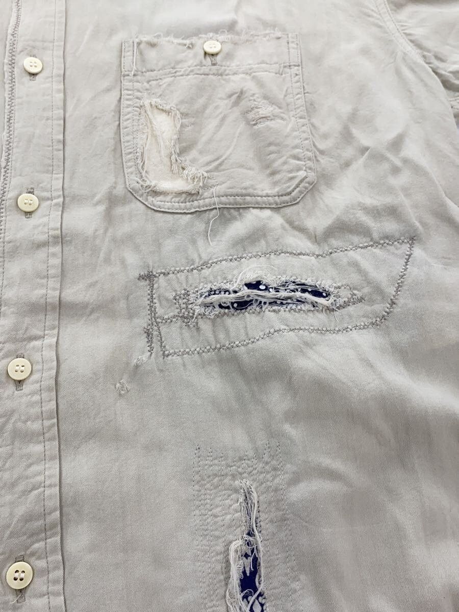 Visvim Visvim Rayon Long Sleeve Shirt Beige Size US S / EU 44-46 / 1 - 6 Thumbnail