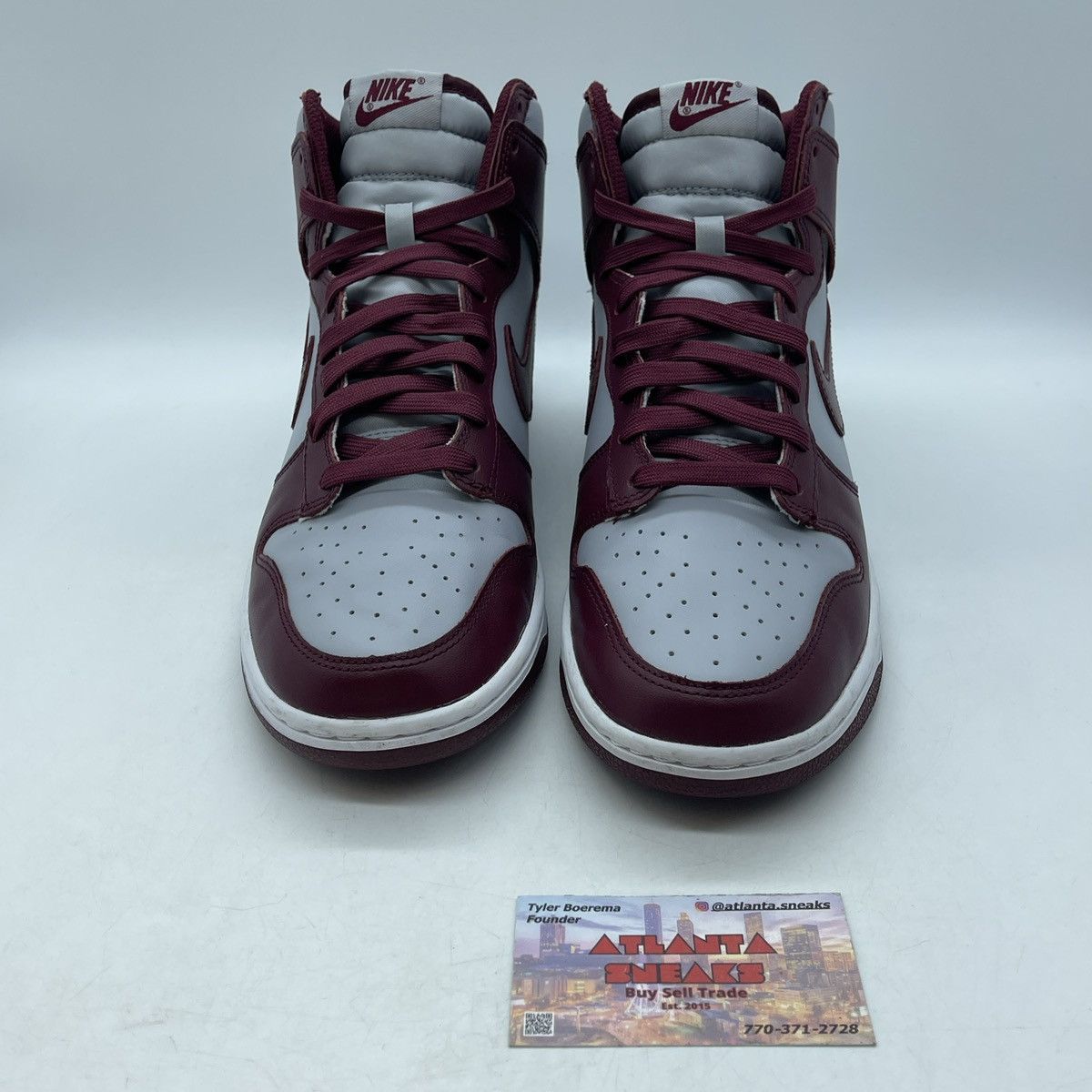 Nike Dunk high dark beetroot Size US 10.5 / EU 43-44 - 2 Thumbnail