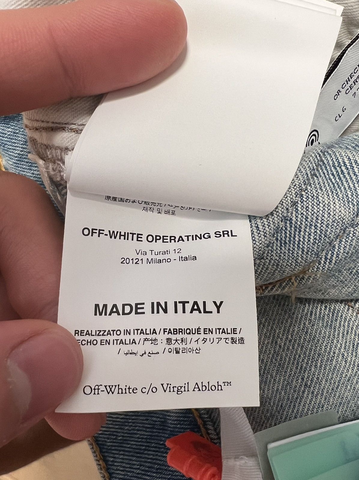 Off-White Off-White Bees Carpenter Jeans Size US 34 / EU 50 - 22 Thumbnail