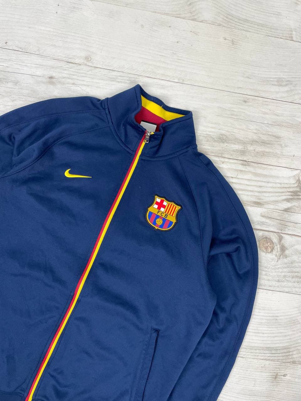 Nike Nike FC Barcelona 2013 2014 Training Track Top Soccer Jacket Size US M / EU 48-50 / 2 - 2 Thumbnail