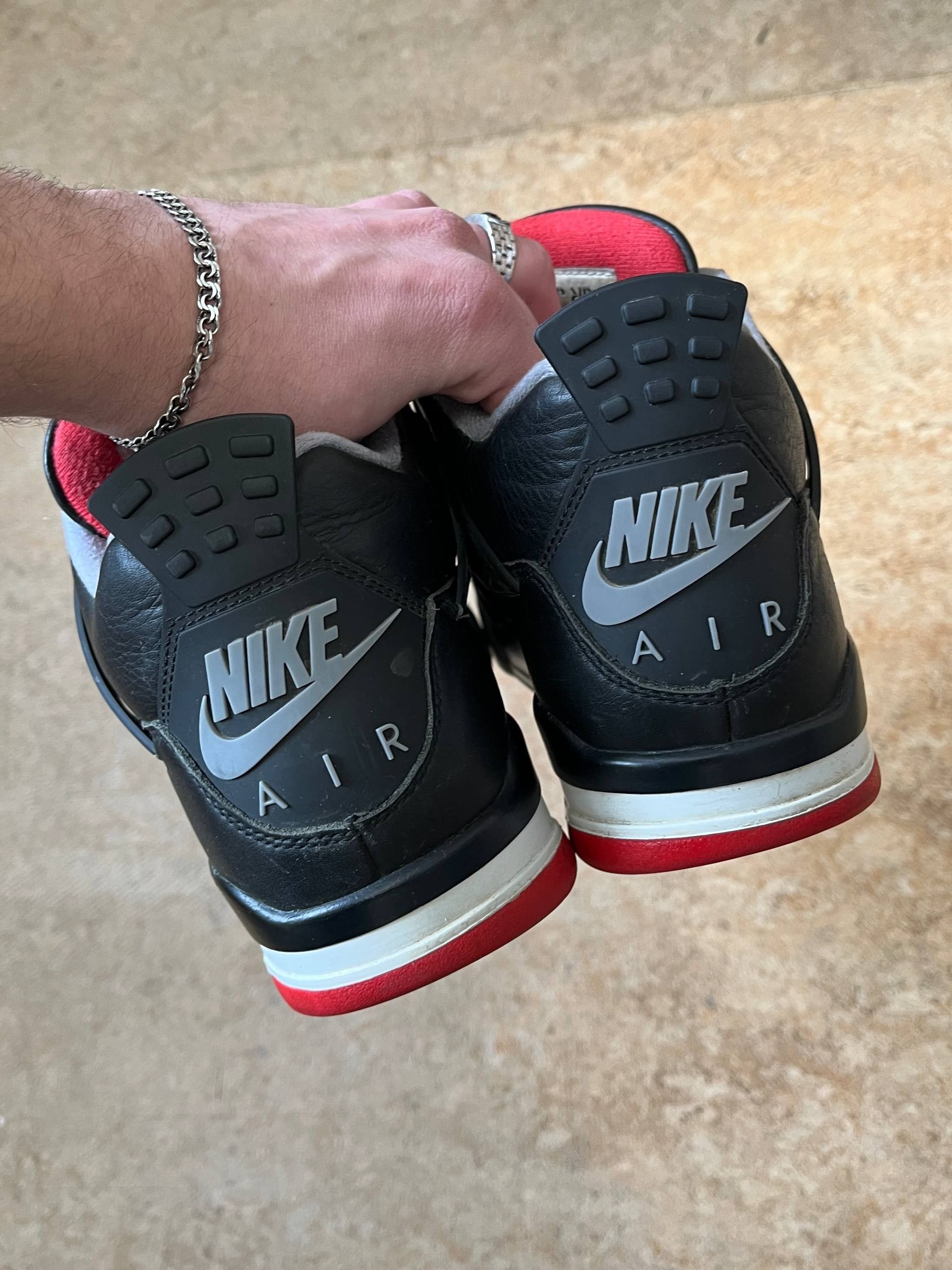 Jordan Brand Air Jordan 4 Retro Bred Reimagined FV5029-006 Size US 9.5 / EU 42-43 - 6 Thumbnail