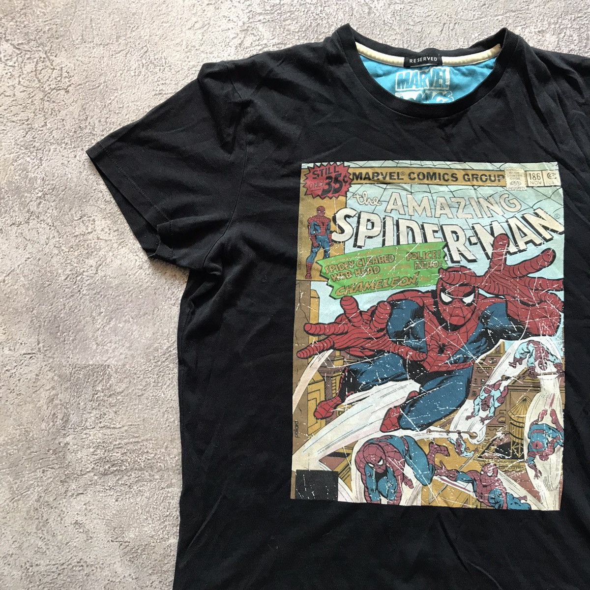 Vintage Vintage Y2K Marvel Spider-Man Graphic Tee Grunge Black M Size US M / EU 48-50 / 2 - 2 Thumbnail