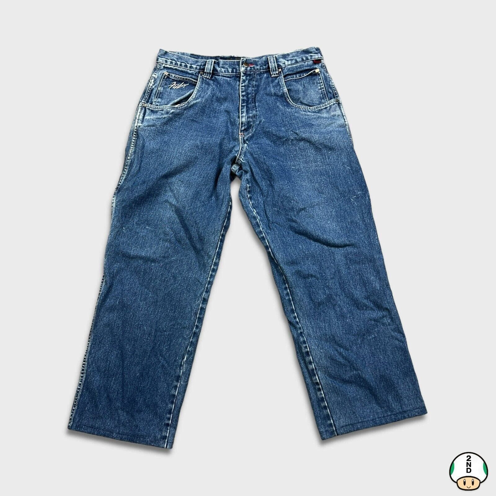 image of 90's Fubu Baggy Jeans - Mens 36X30 Blue