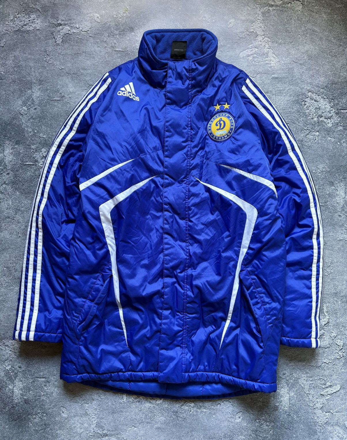 Adidas 2009 Adidas Dynamo Kyiv Soccer Jacket Rare Size US S / EU 44-46 / 1 - 1 Thumbnail