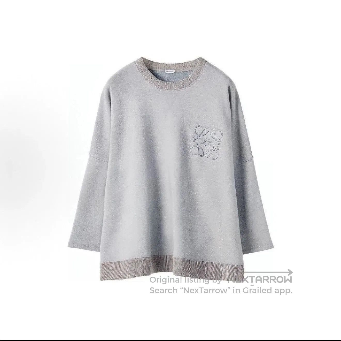 Loewe LOEWE FW21 Embroidered Crewneck Sweatshirt. Size US M / EU 48-50 / 2 - 1 Thumbnail
