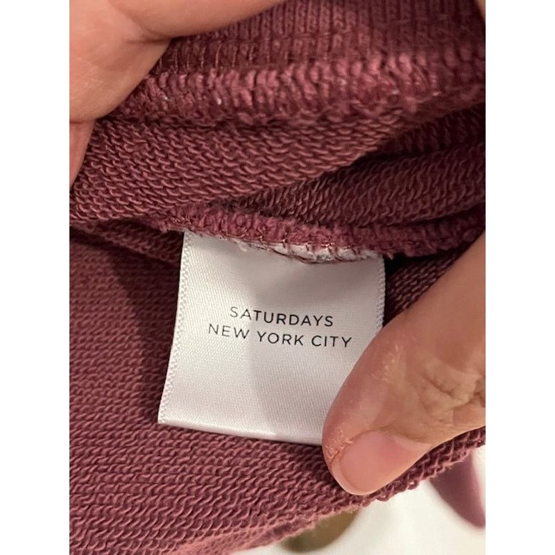 Saturdays NYC Saturdays NYC Men's Light Purple Sweatshirt - Large Size US L / EU 52-54 / 3 - 5 Thumbnail