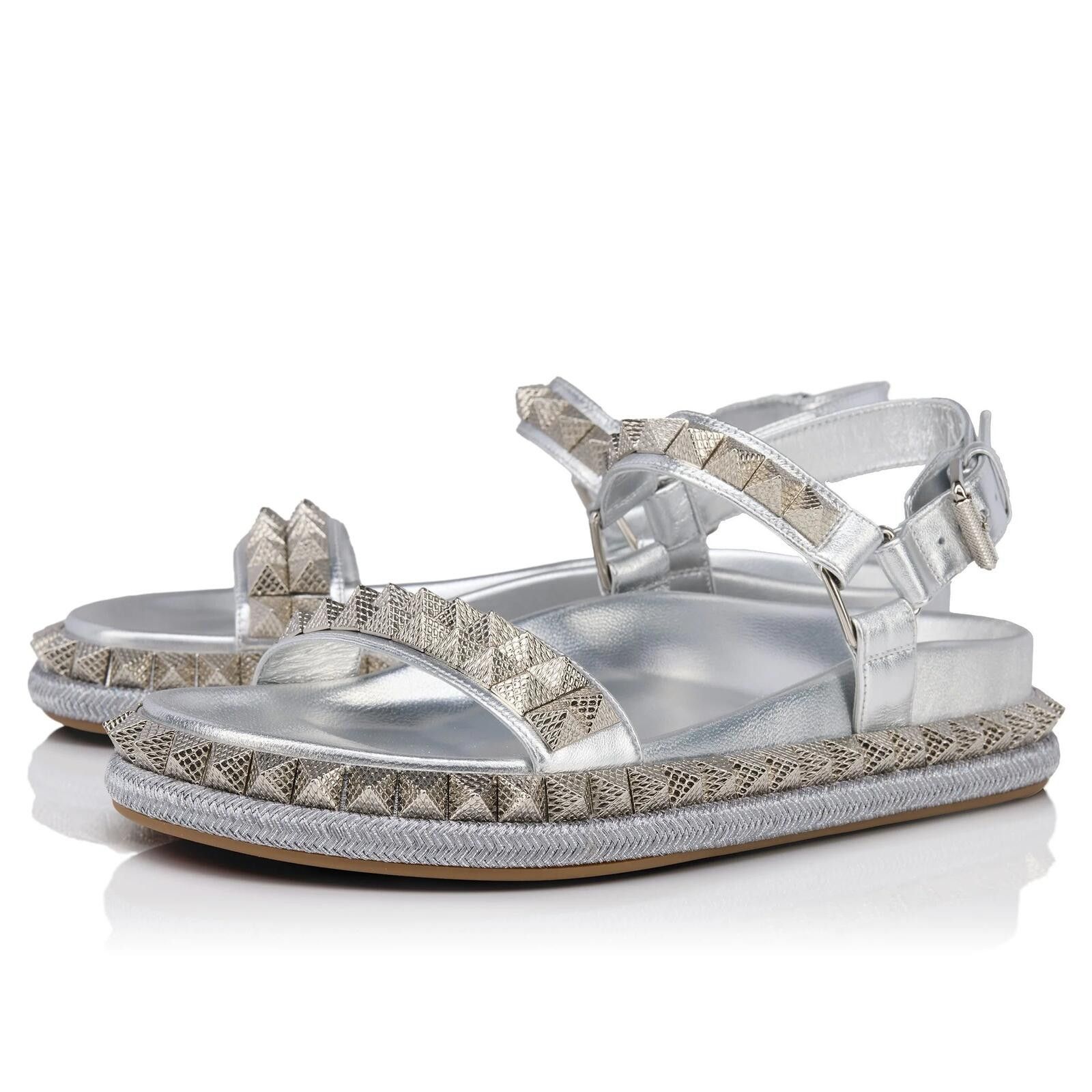 Christian Louboutin Christian Louboutin Pyrabizz Sandals Size US 7.5 / IT 37.5 - 2 Thumbnail