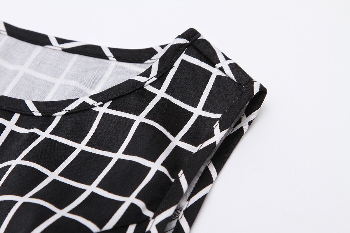 Other 50s vintage style dresses black&white check for women Size S / US 4 / IT 40 - 4 Thumbnail