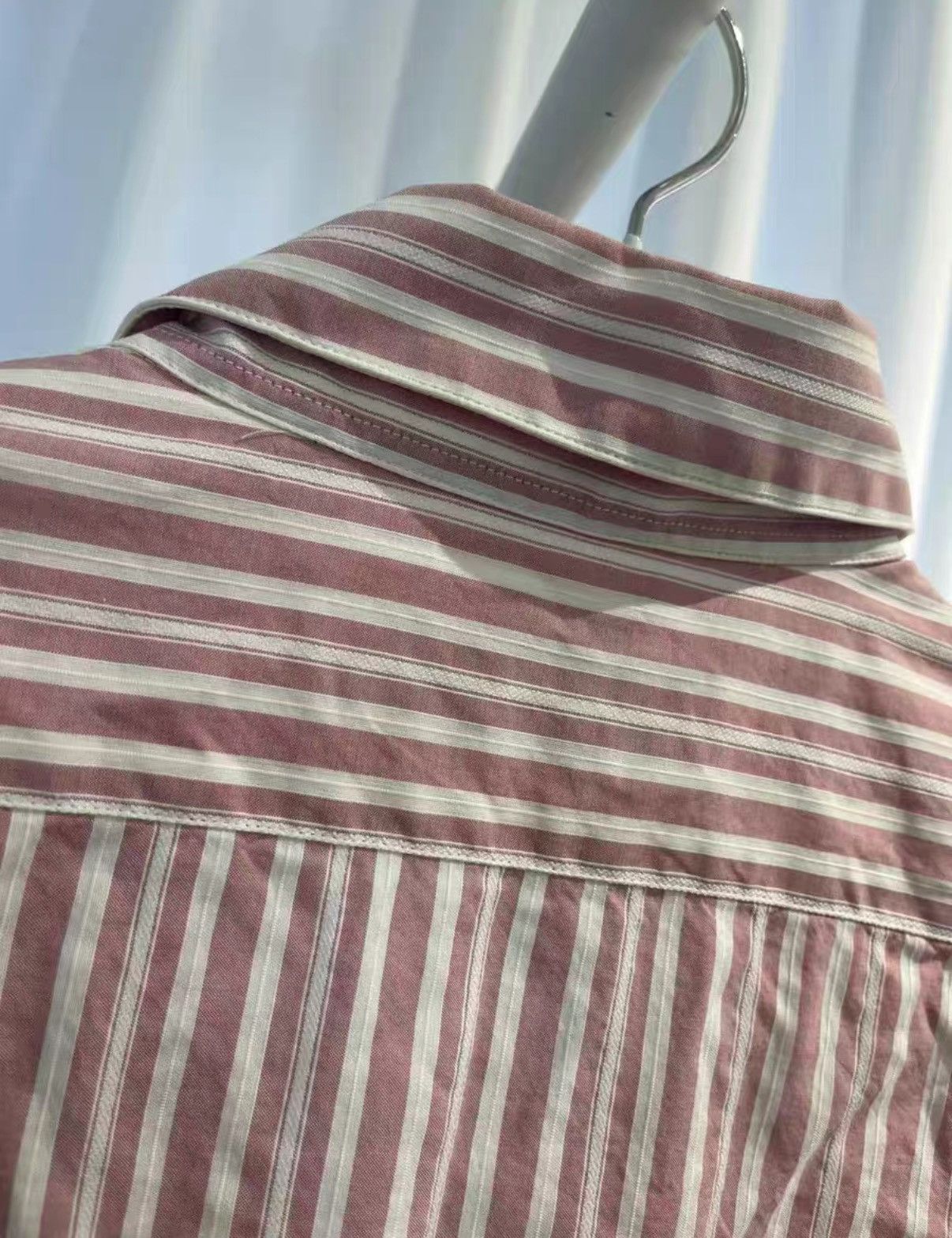 Burberry Burberry pink striped short-sleeve shirt J38 Size S / US 4 / IT 40 - 6 Thumbnail