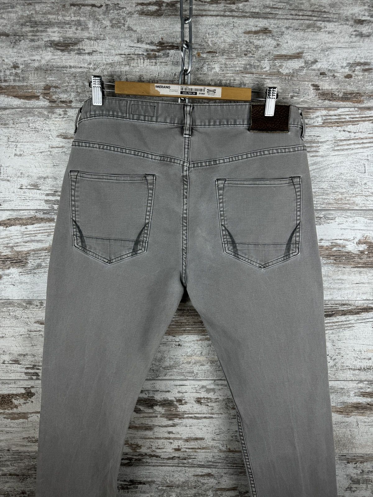 Allsaints × Japanese Brand Mens Vintage AllSaints Sodium Iggy jeans denim pants grey Size US 34 / EU 50 - 11 Thumbnail