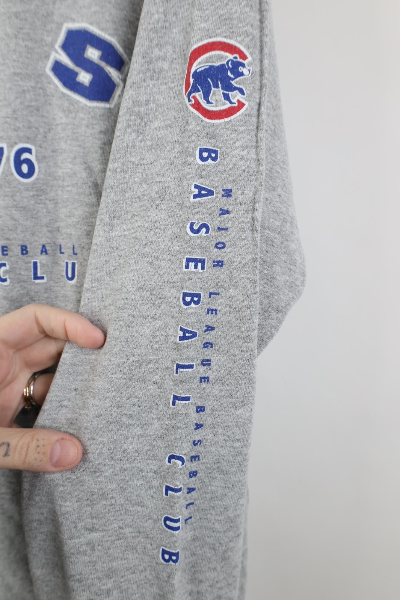 Majestic Vintage Majestic Chicago Cubs Baseball Long Sleeve T-Shirt Size US M / EU 48-50 / 2 - 6 Thumbnail