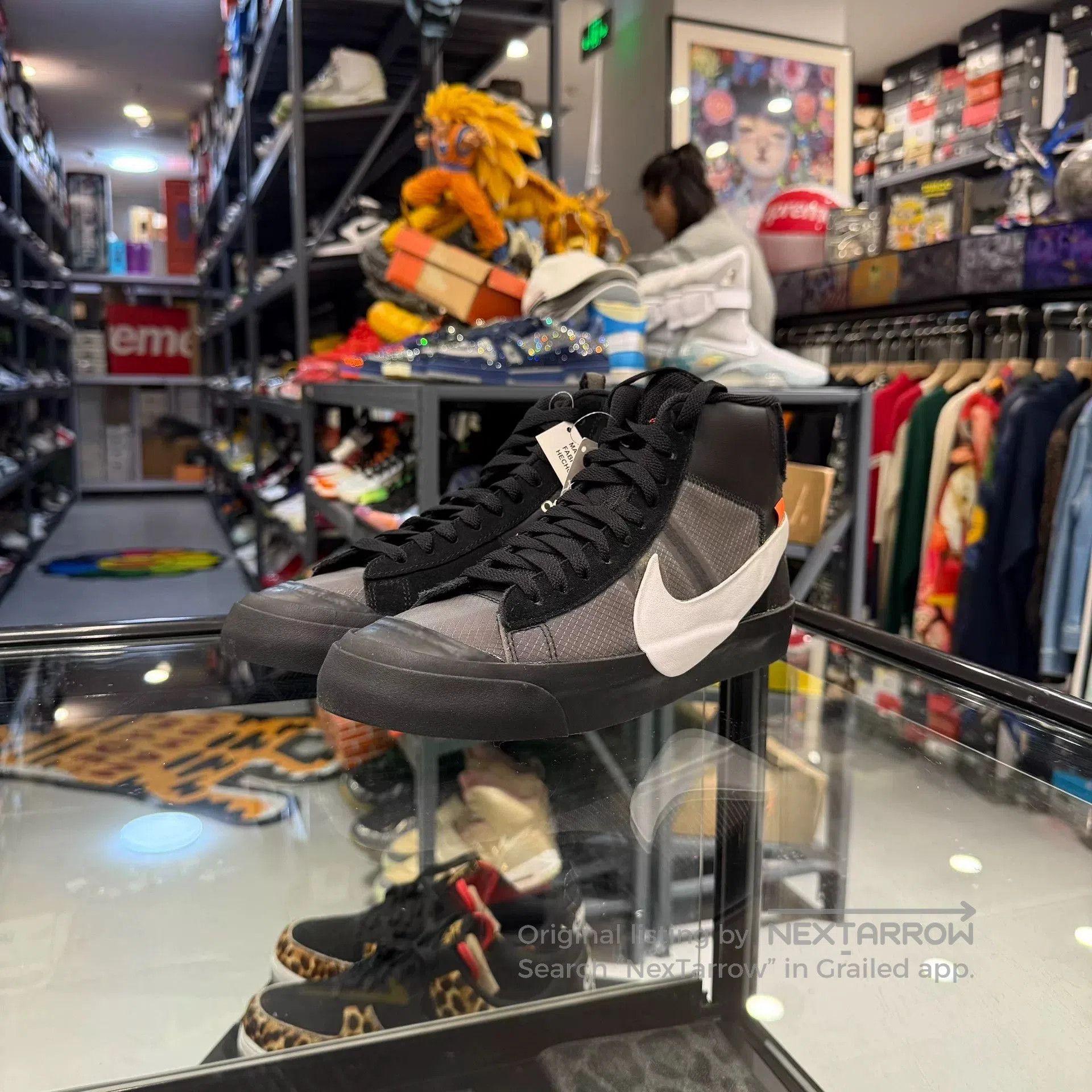 Off-White OFF-WHITE x Blazer Mid Grim Reaper. Size US 6 / EU 39 - 1 Thumbnail