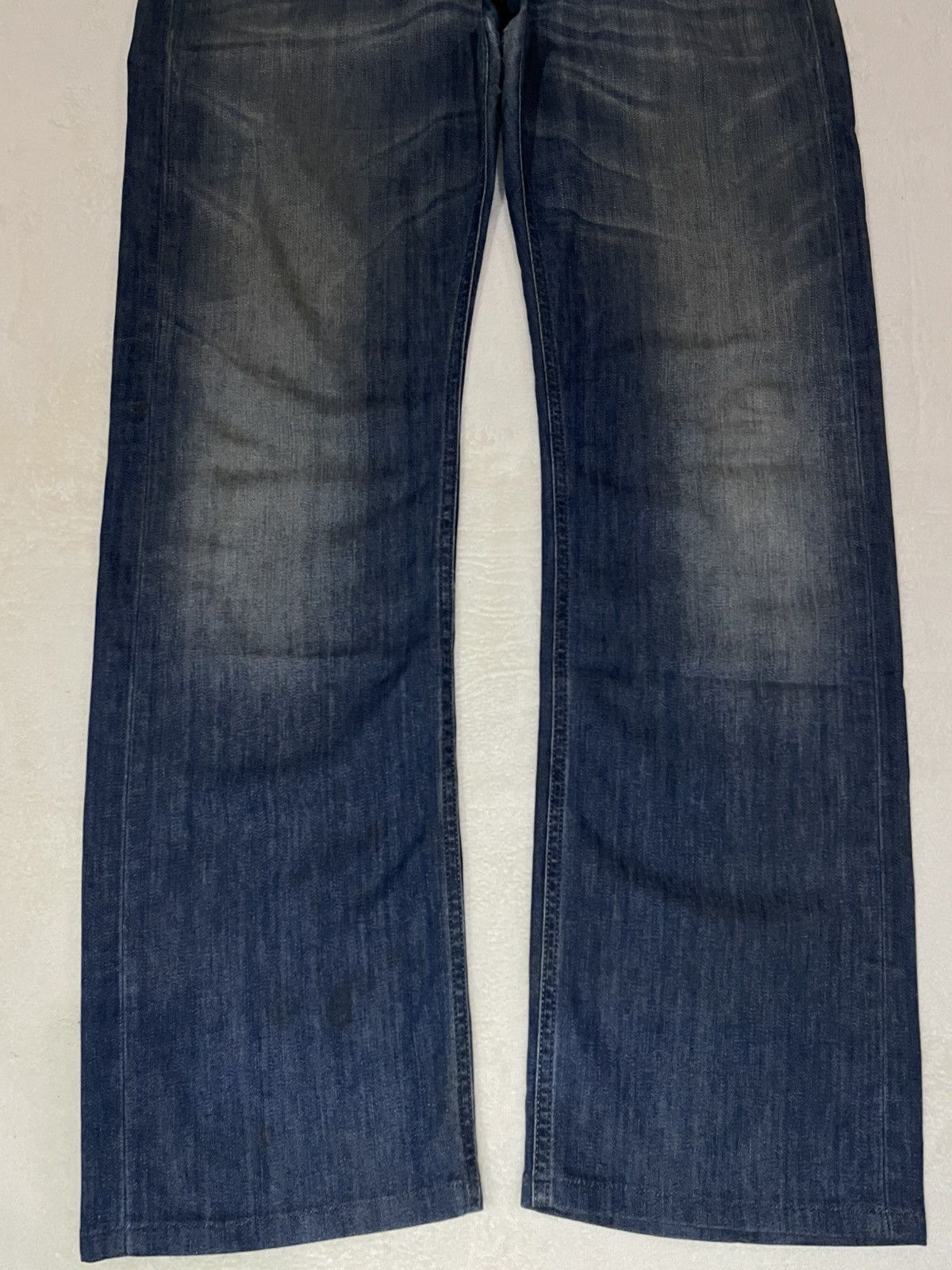 Diesel Vintage Mudwash Faded Regular Straight Dark Blue Jeans Size US 36 / EU 52 - 3 Thumbnail