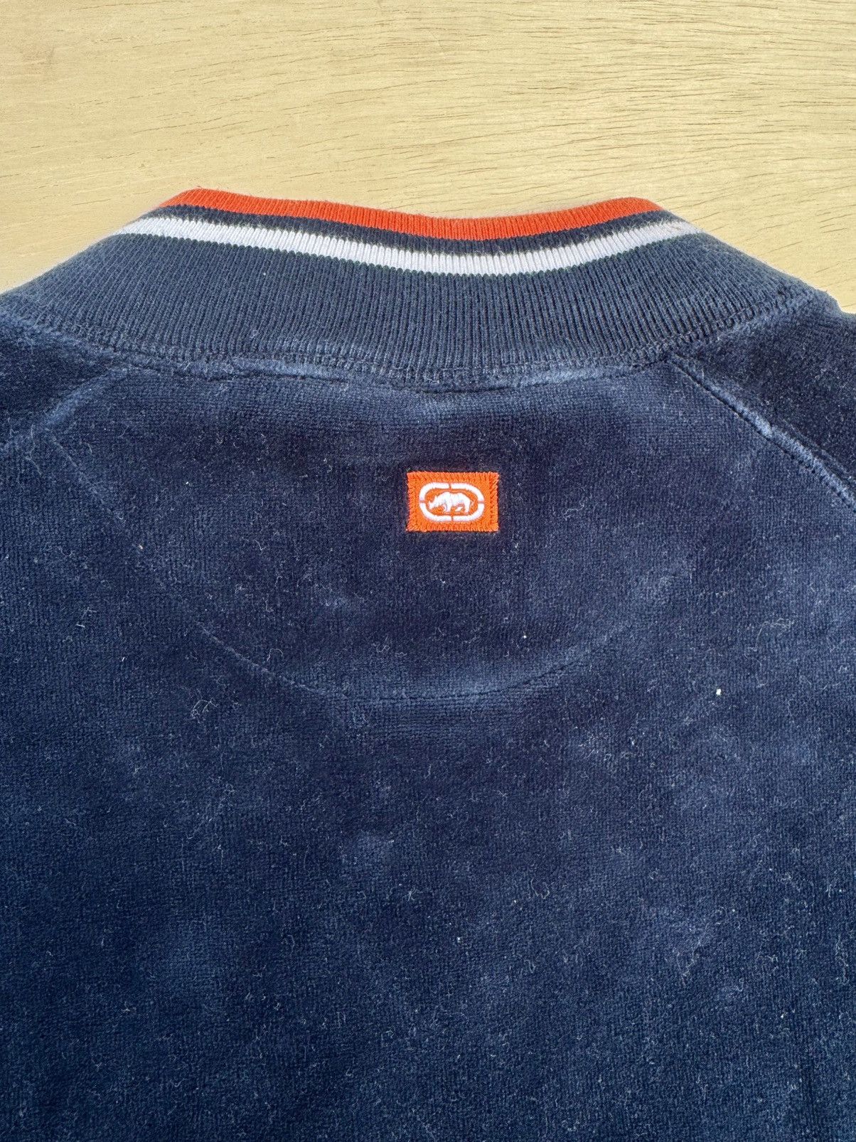 Ecko Unltd. × Rap Tees × Vintage Vintage Eckō 2000’s Velour Y2K Rap Hip Hop Zip Jersey Size US L / EU 52-54 / 3 - 10 Thumbnail