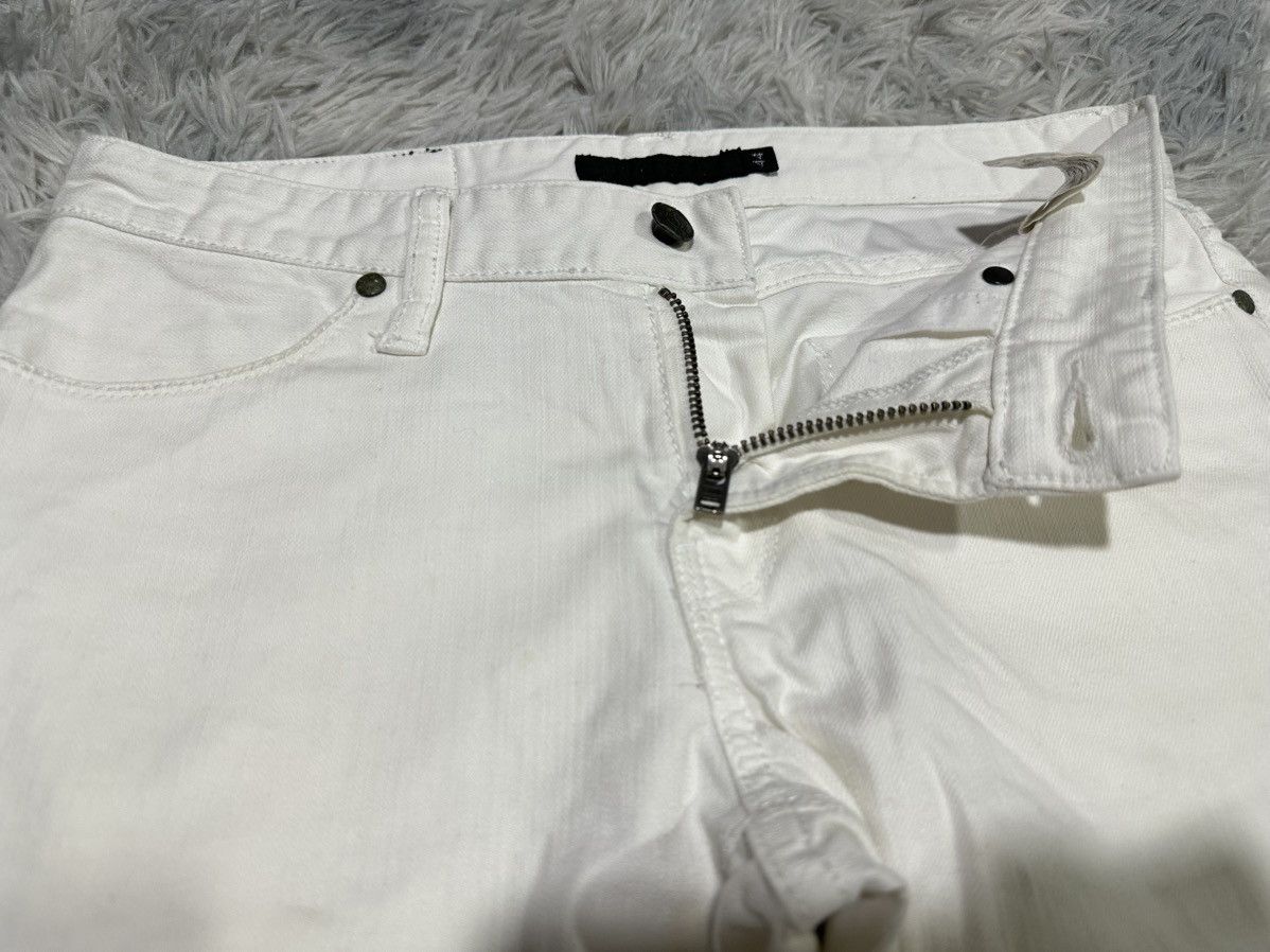 GOSTAR DE FUGA 🔥Y2K Archived Fuga White Denim Goth Punk Size US 31 - 5 Thumbnail