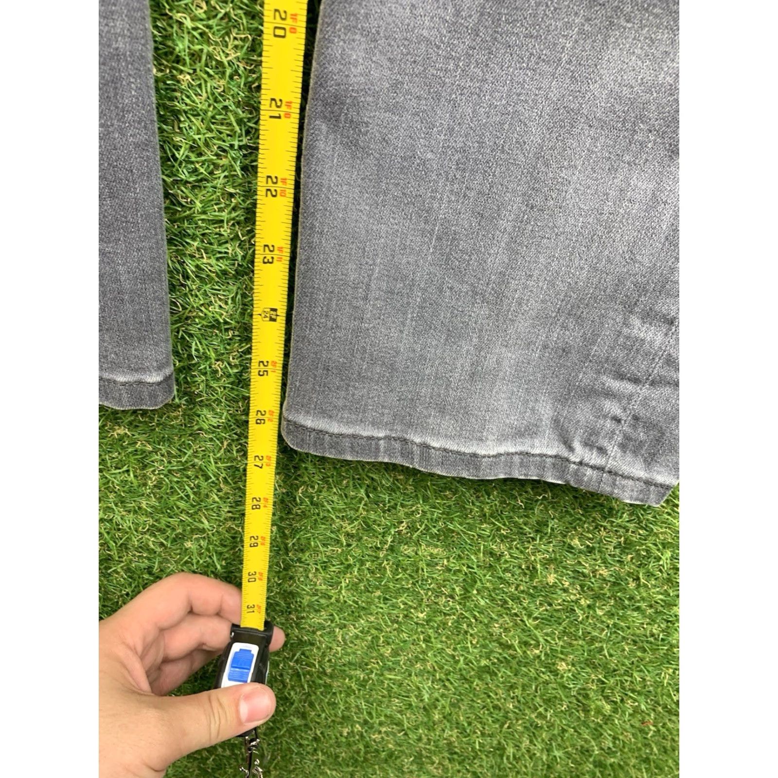 Citizens Of Humanity Citizens of Humanity Jeans Mens 31 Gray Dylan Cropped Rise Drop Straight 31x27 Mens Size US 31 - 7 Thumbnail