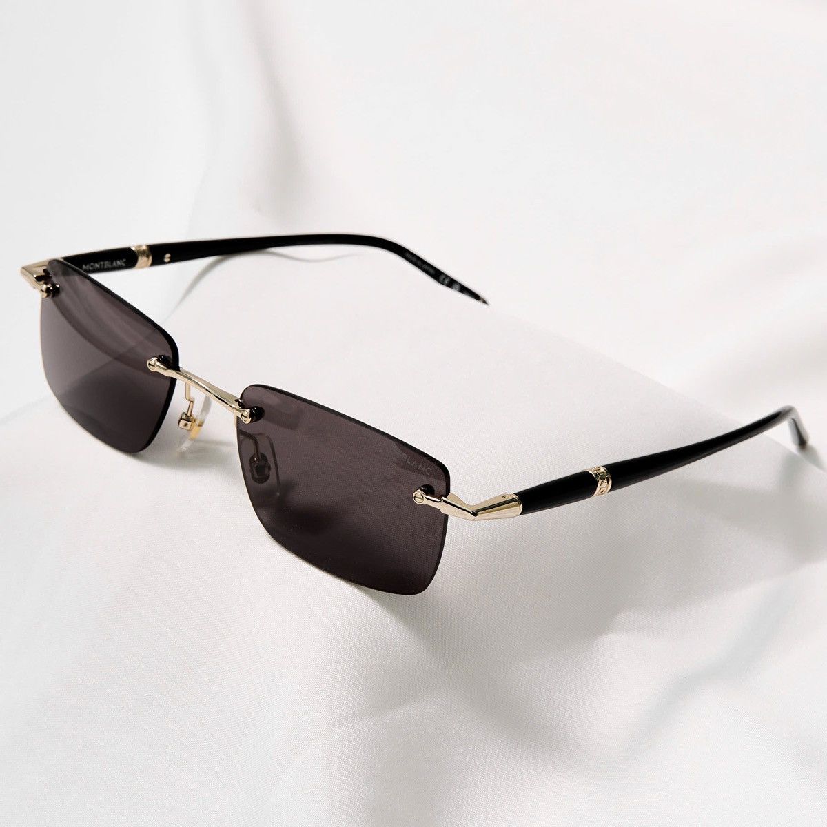 Montblanc MONTBLANC MB0344S 001 SUNGLASSES Size ONE SIZE - 2 Thumbnail