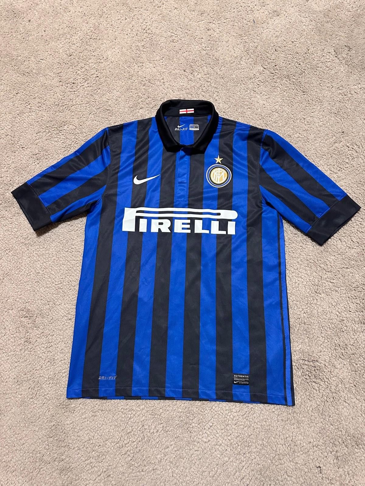 Nike INTER MILAN 2012/13 HOME FOOTBALL SHIRT NIKE FOOTBALL SHIRT Size ONE SIZE - 1 Thumbnail