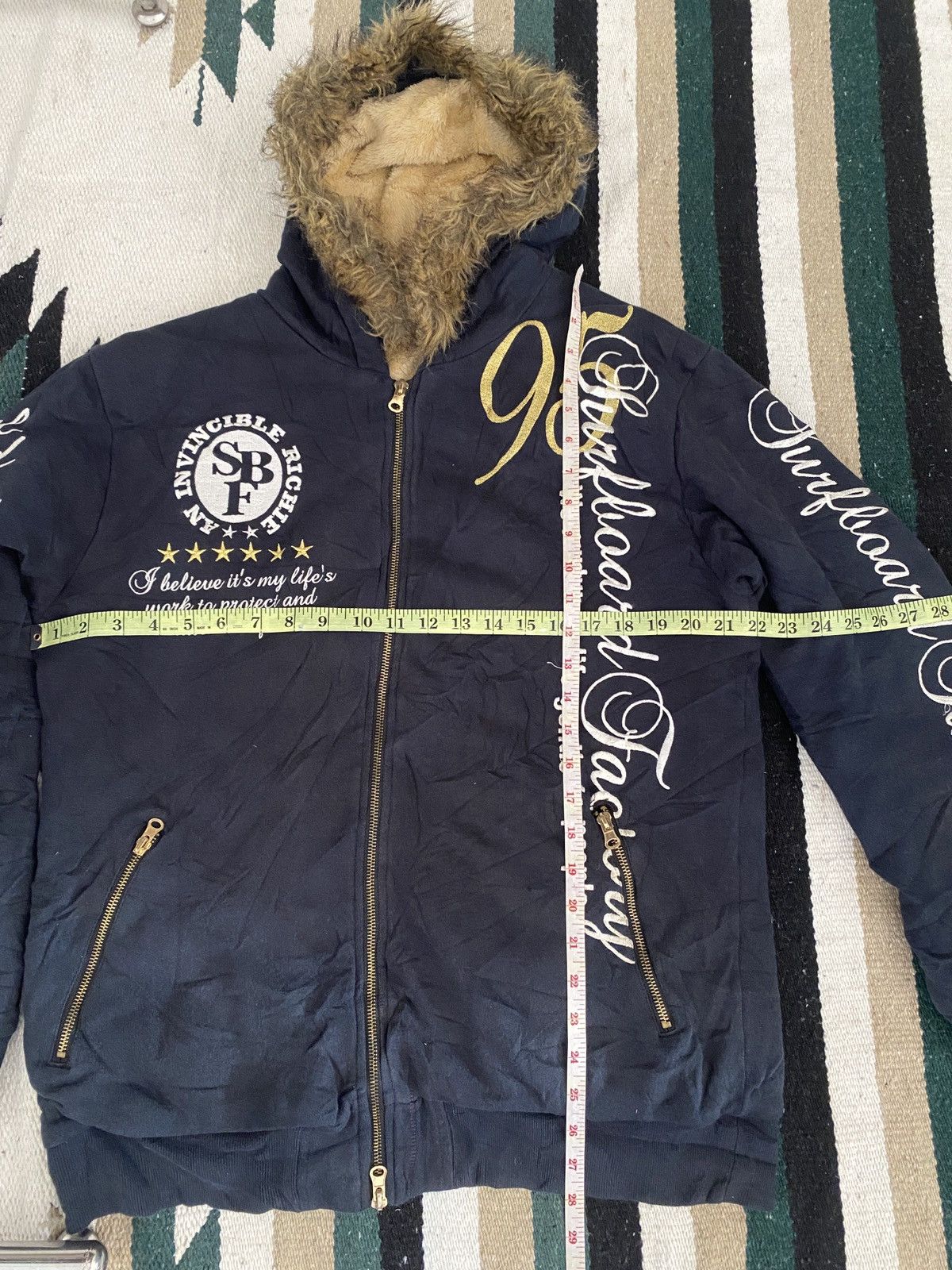 If Six Was Nine Japanese Surfboard Factory Zip Fur Hoodie Size US L / EU 52-54 / 3 - 23 Thumbnail