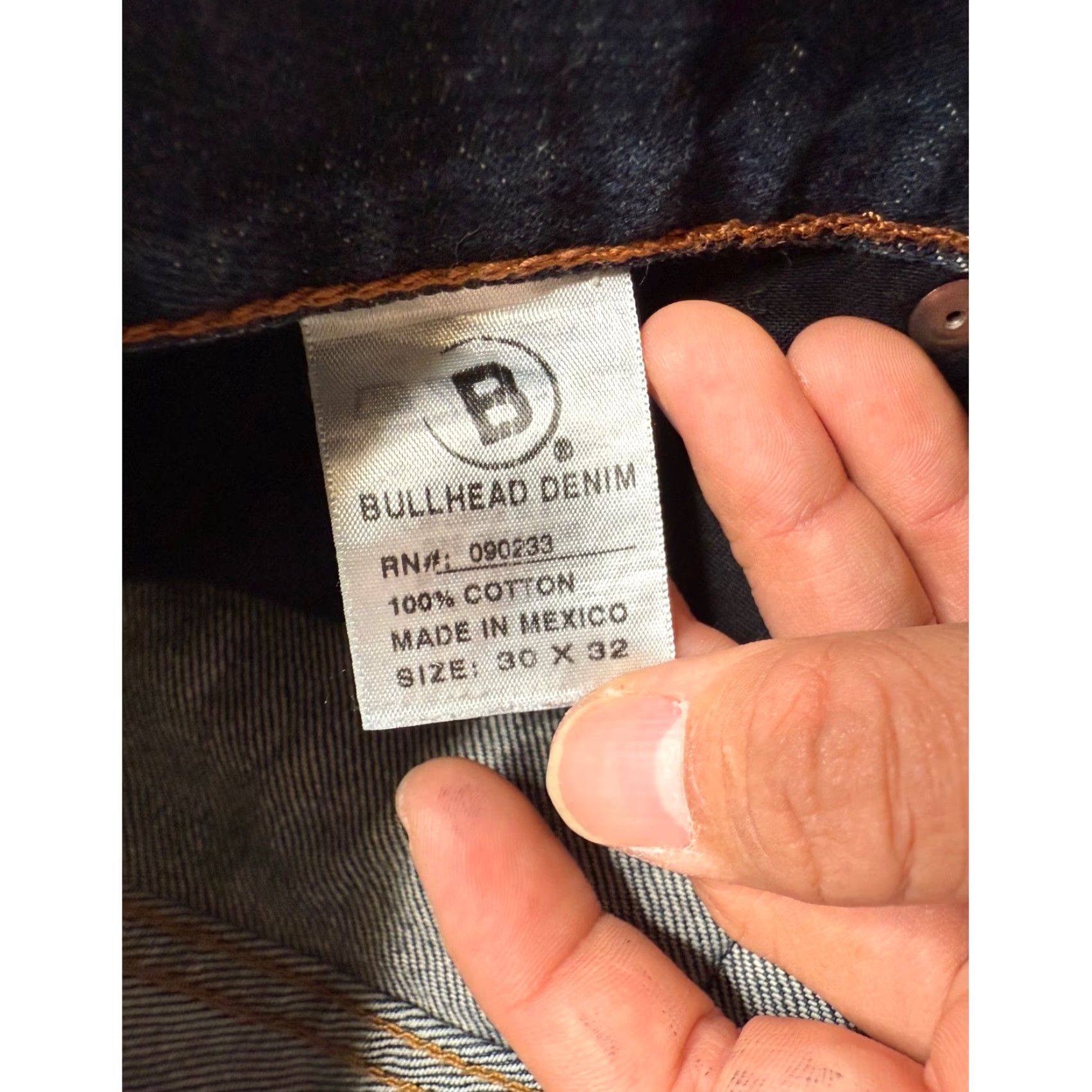 Vintage Bullhead Denim Co. Slim Fit Jeans Distressed Blue Denim Men's Size 30x32 Jeans Size US 30 / EU 46 - 3 Thumbnail