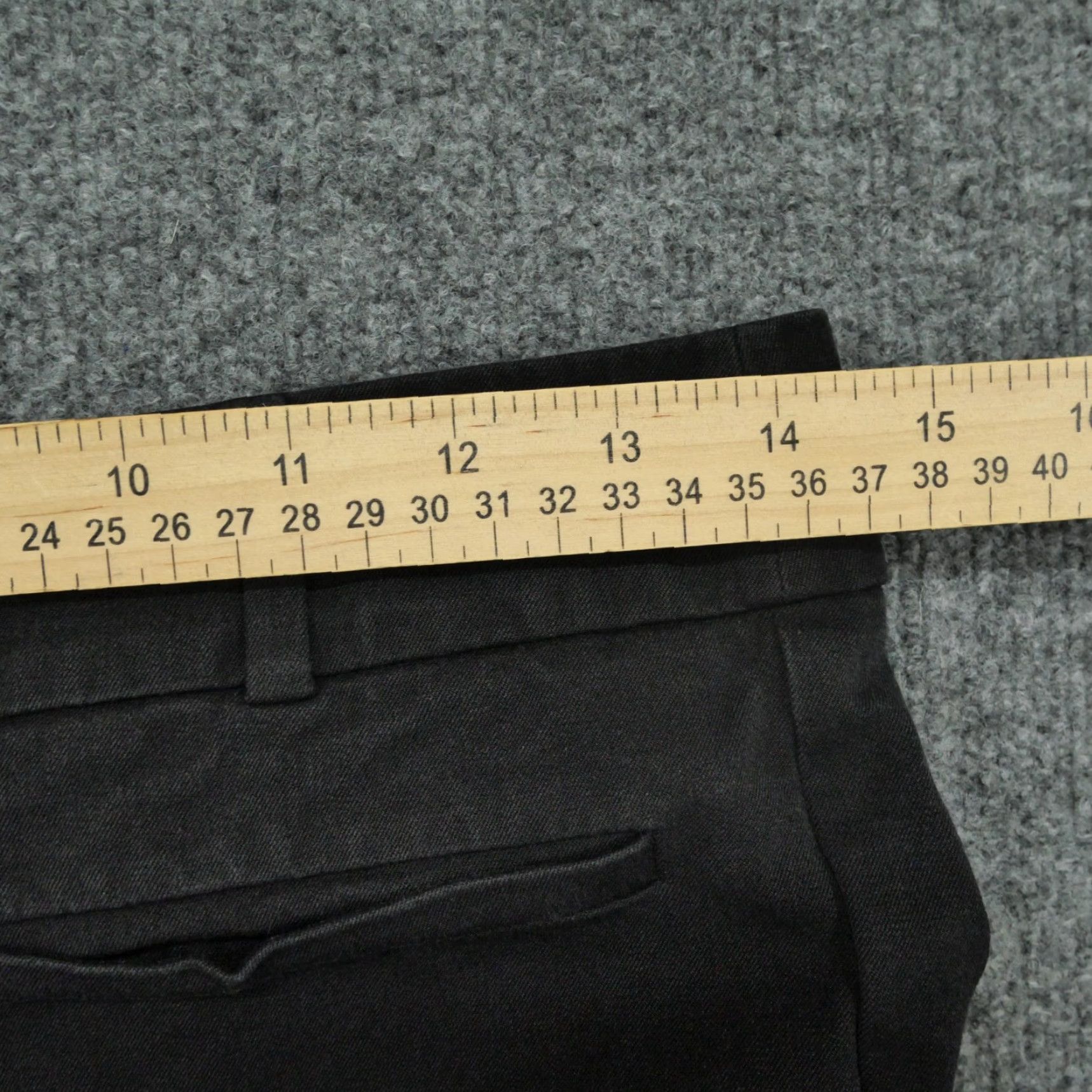 Anthropologie Anthropologie Pants Womens 4 Black Essential Slim Cropped Chino 29x24 Size 29" - 5 Thumbnail