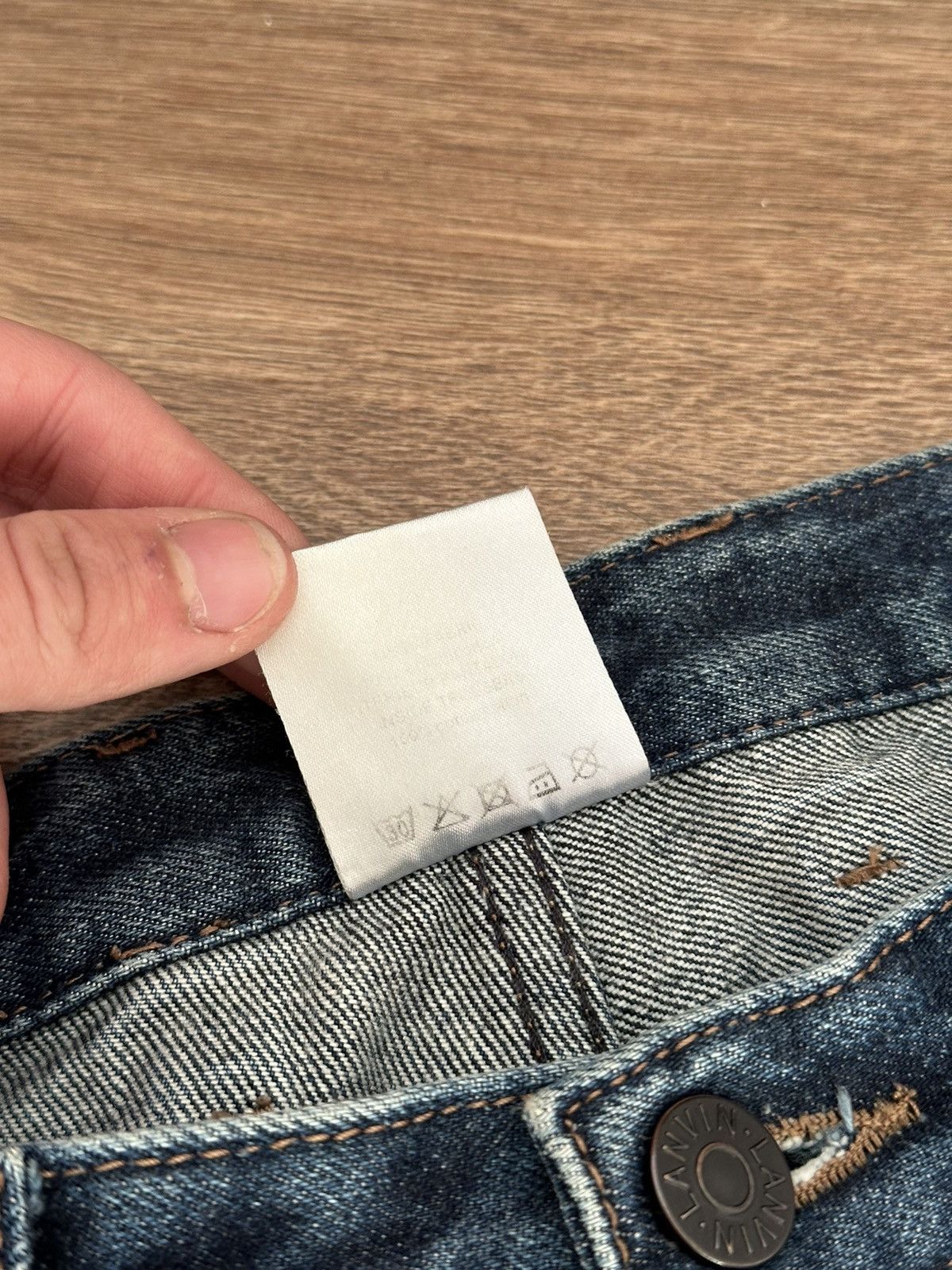 Lanvin 🔥VINTAGE LANVIN DENIM JEANS🔥 Size US 32 / EU 48 - 15 Thumbnail