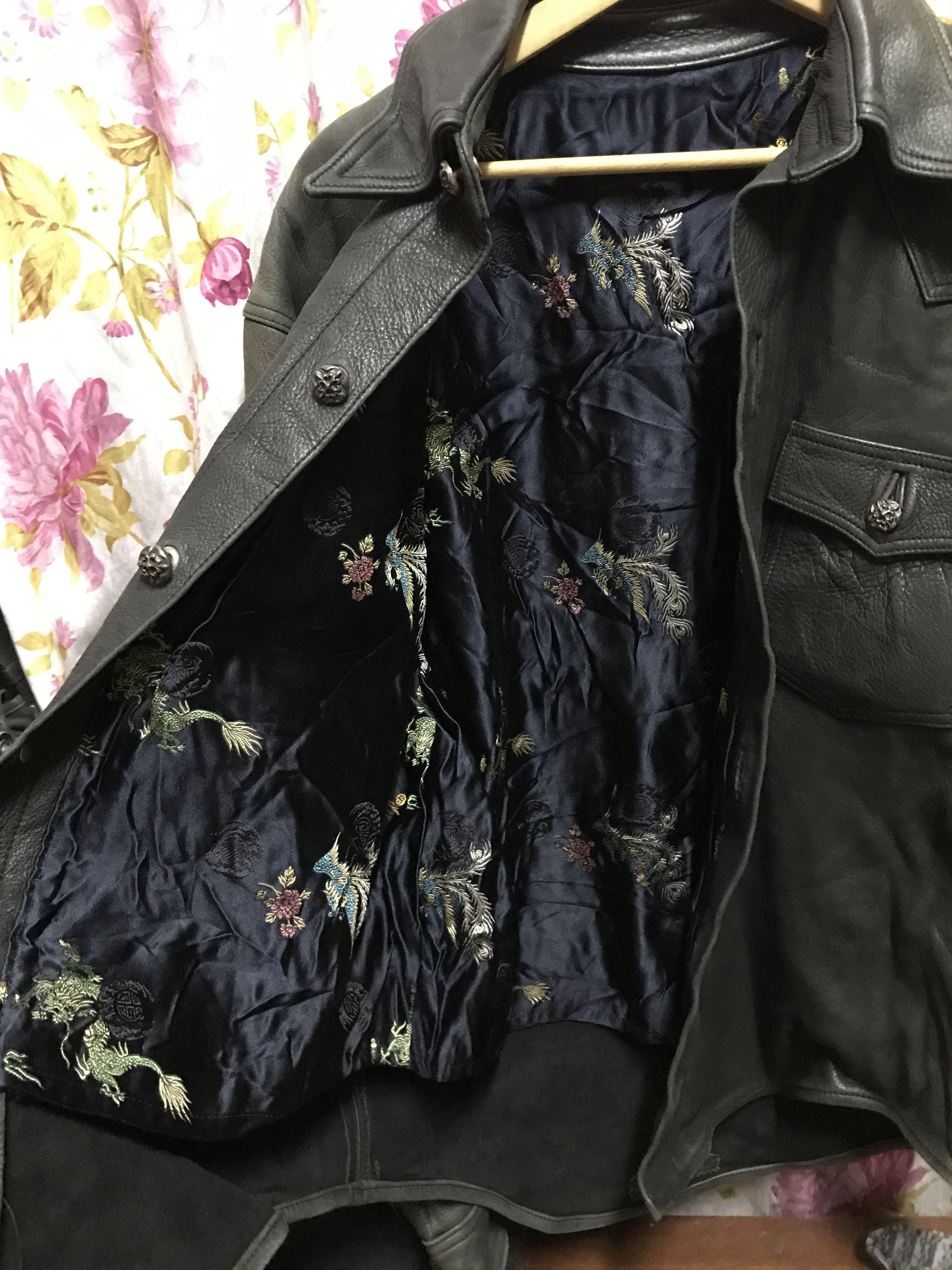 A&G Rock VINTAGE AMAL GUESSOUS TRUCKER LEATHER STERLING BLACK JACKET Size US S / EU 44-46 / 1 - 14 Thumbnail
