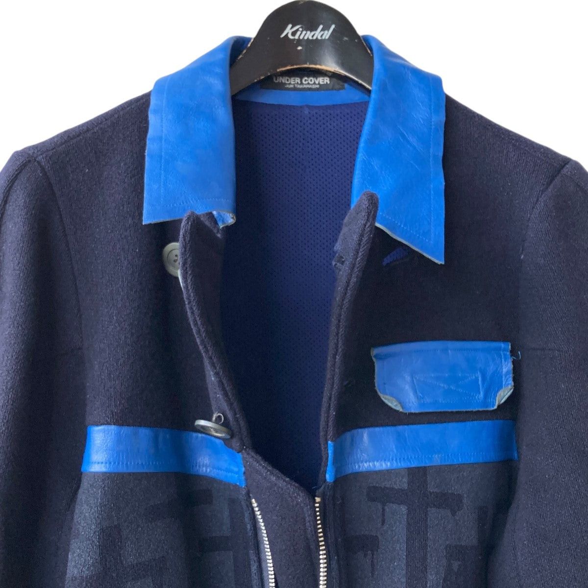 Undercover Undercover 96AW Wire Cross Print COATUC-6W-CO-03 Size US L / EU 52-54 / 3 - 3 Thumbnail