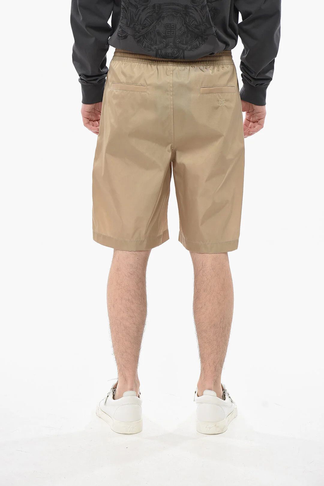 Givenchy og1mm0326 4-Pocket Nylon Short in Beige Size US 36 / EU 52 - 2 Thumbnail