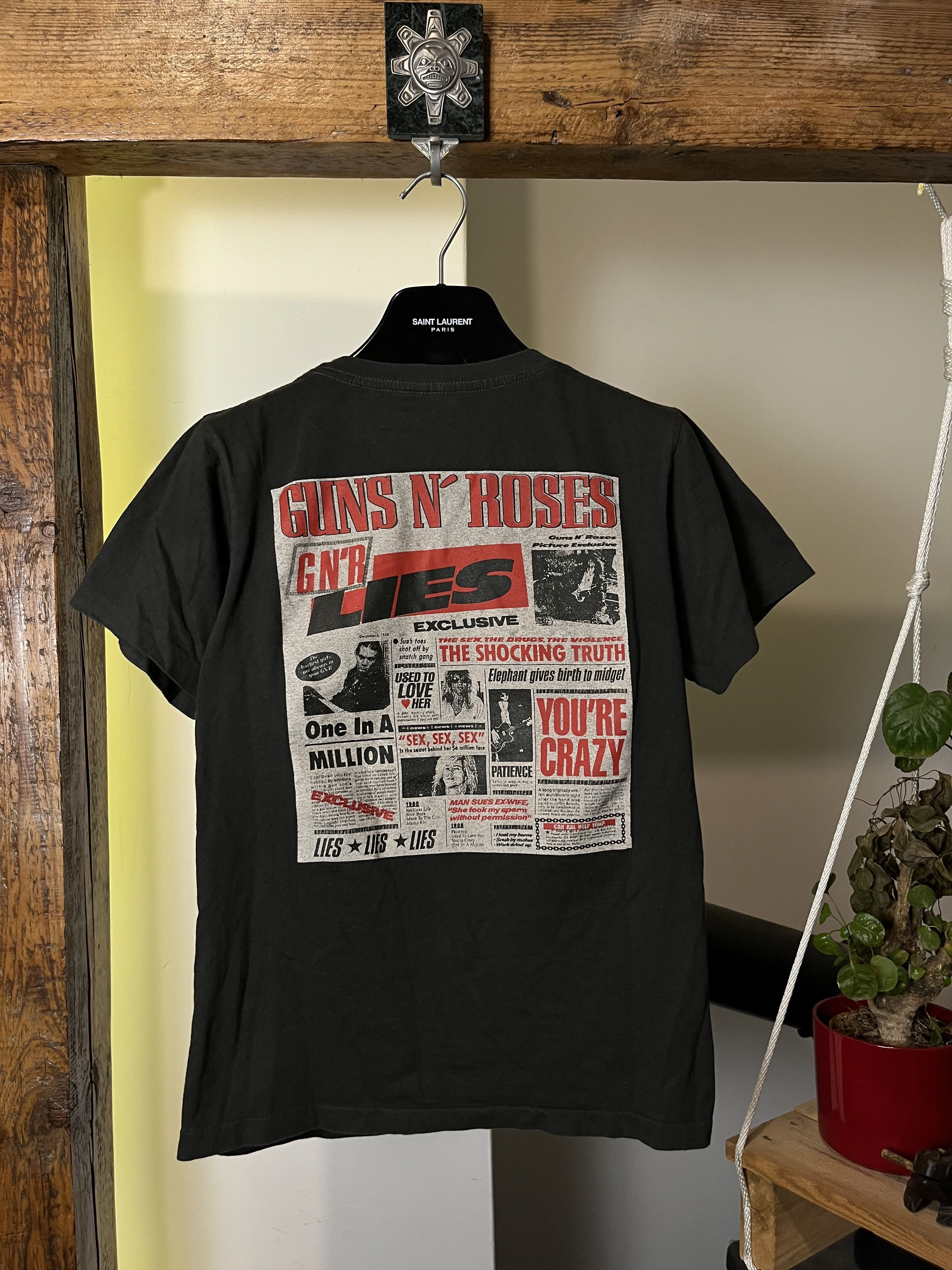 Band Tees × Guns N' Roses × Vintage Vintage Guns N Roses GnR Lies Album Cover Size US S / EU 44-46 / 1 - 2 Thumbnail