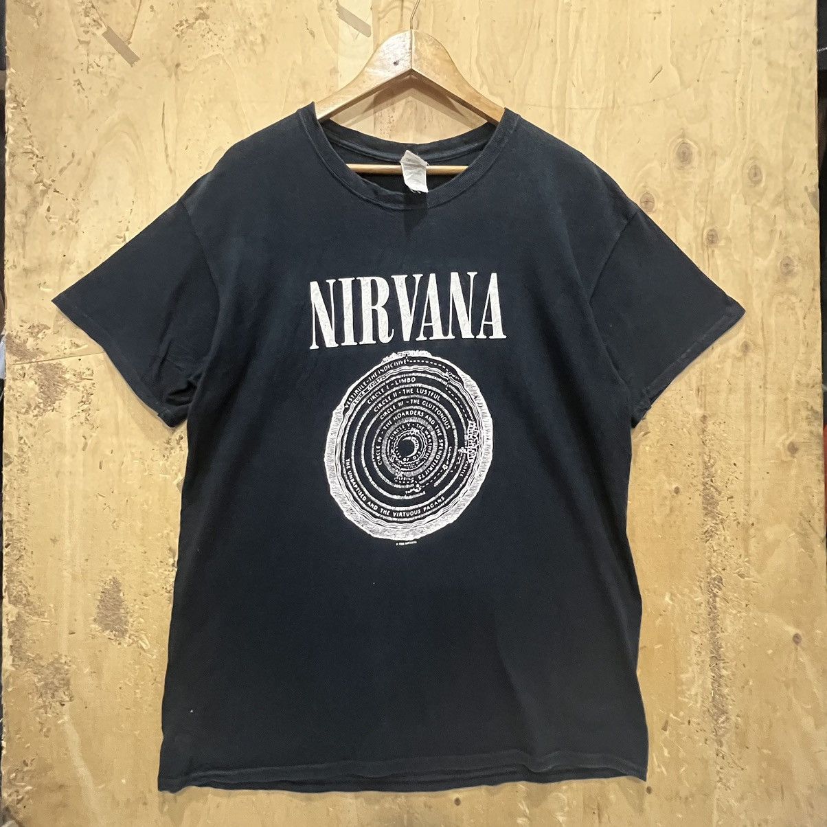 image of Band Tees x Nirvana Vestibule Vintage '96 in Black, Men's (Size Large)
