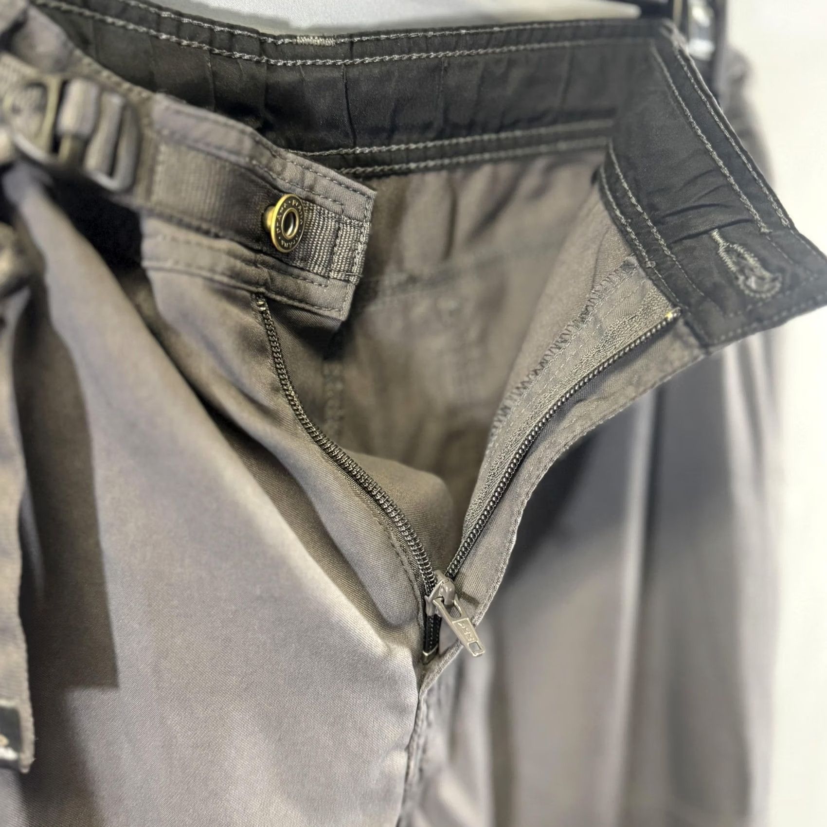 Prana prAna Breathe Pants Mens Large 34L Gray Outdoor Hiking Cargo Stretch Belted Size US 33 - 6 Thumbnail