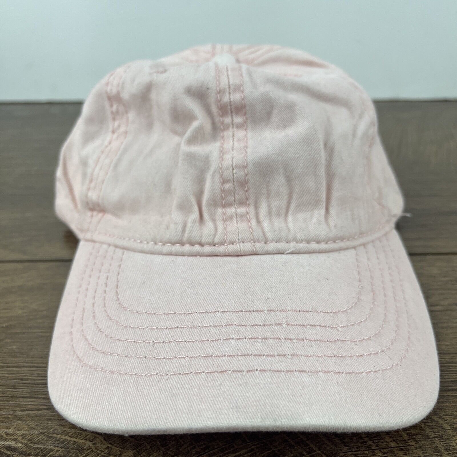 Other Plain Pink Cap Baseball Pink Hat Adjustable Adult Size Hat P Size ONE SIZE - 4 Thumbnail