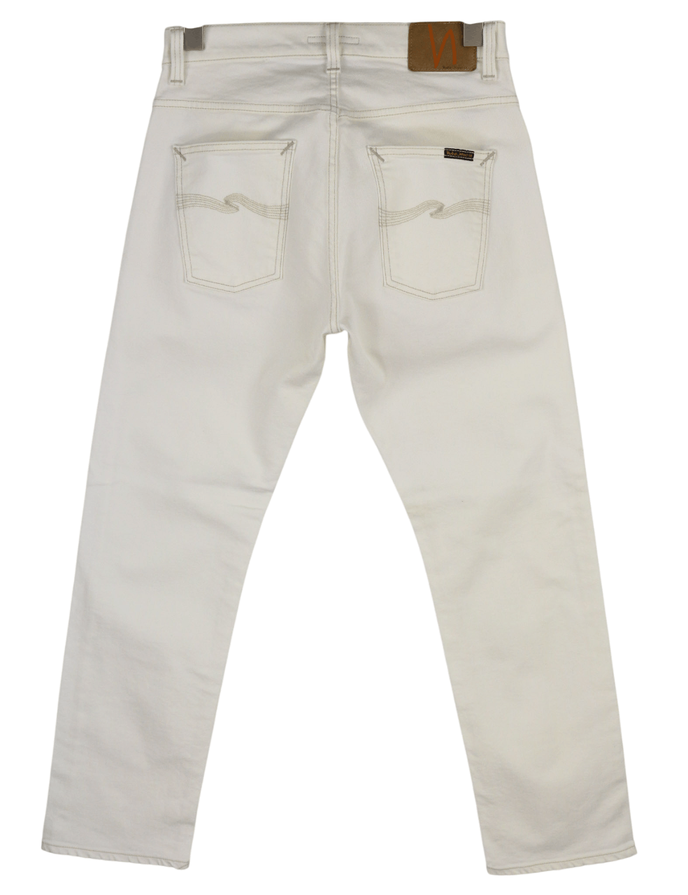 Nudie Jeans SLEEPY SIXTEN W28/L30 Ecru Denim Straight 82680 Size US 28 / EU 44 - 2 Thumbnail