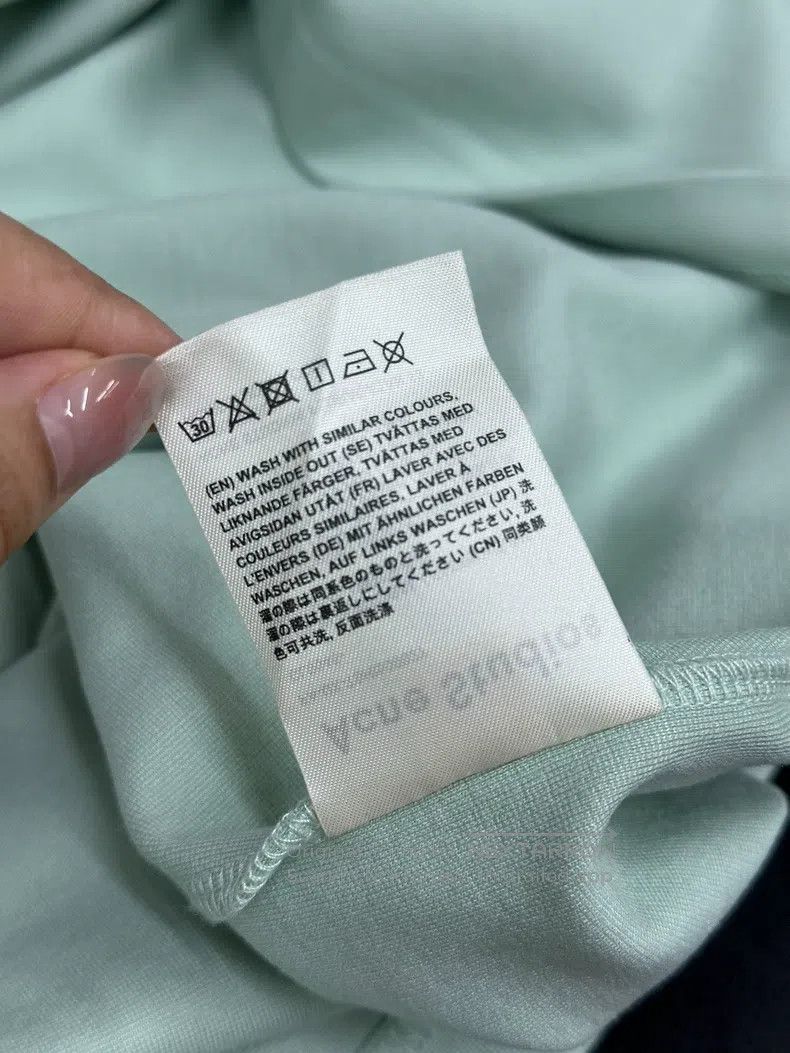 Acne Studios Acne Studios Green and Blue Smiley Collar Short Sleeve T-S Size US S / EU 44-46 / 1 - 7 Thumbnail
