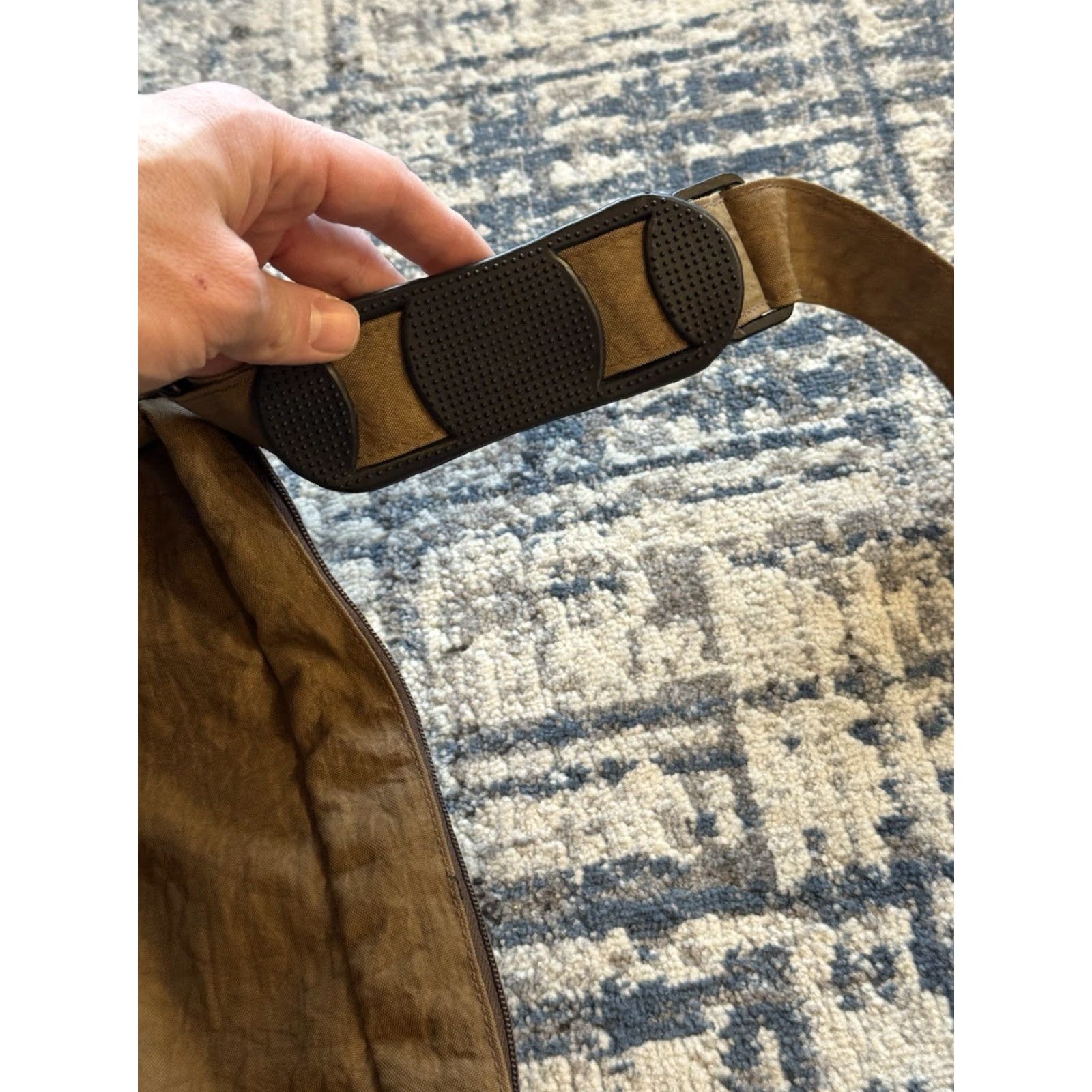 Vintage VINTAGE AmeriBag Sling Bag Backpack Brown Nylon UNISEX Adults Large 19" 13x6x19 Outdoor Hiking Camping Nylon Lined Textured Size ONE SIZE - 5 Thumbnail
