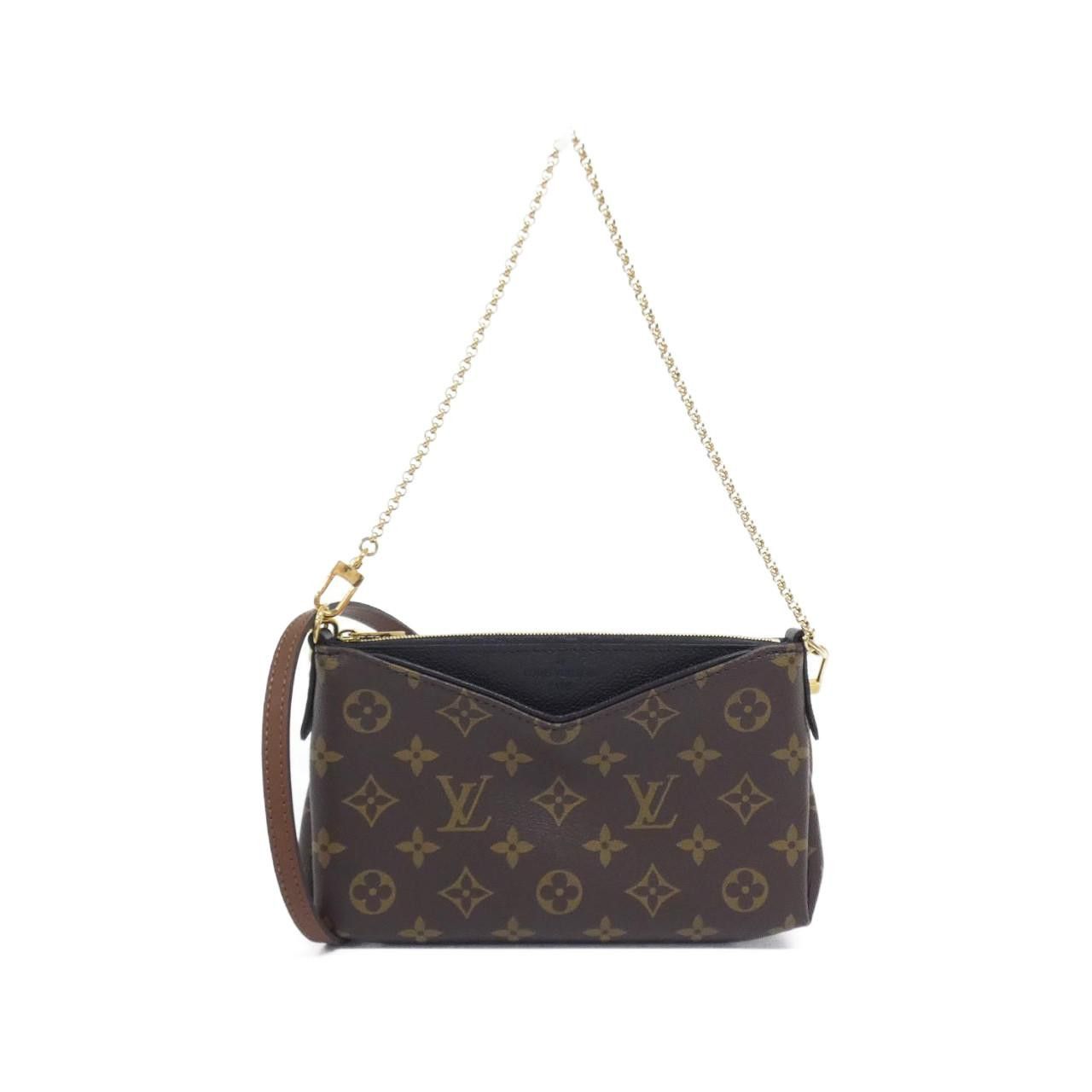 Louis Vuitton Louis Vuitton Louis Vuitton Monogram Palas Clutch Shoulder Bag Textile Shoulder Bag M41639 DUTY FREE for USA Size ONE SIZE - 1 Thumbnail