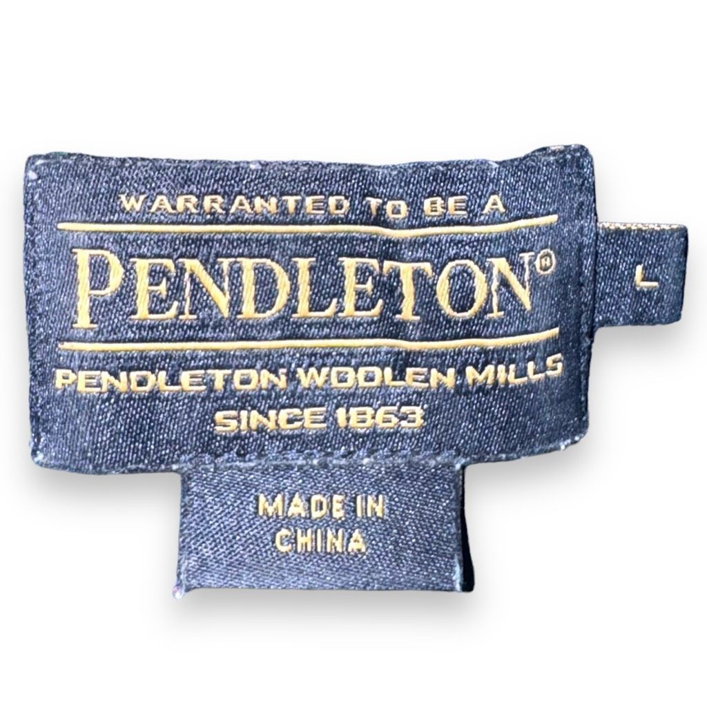 Pendleton Pendleton Indigo Chambray S/S Button Down Shirt Size L Size US L / EU 52-54 / 3 - 2 Thumbnail