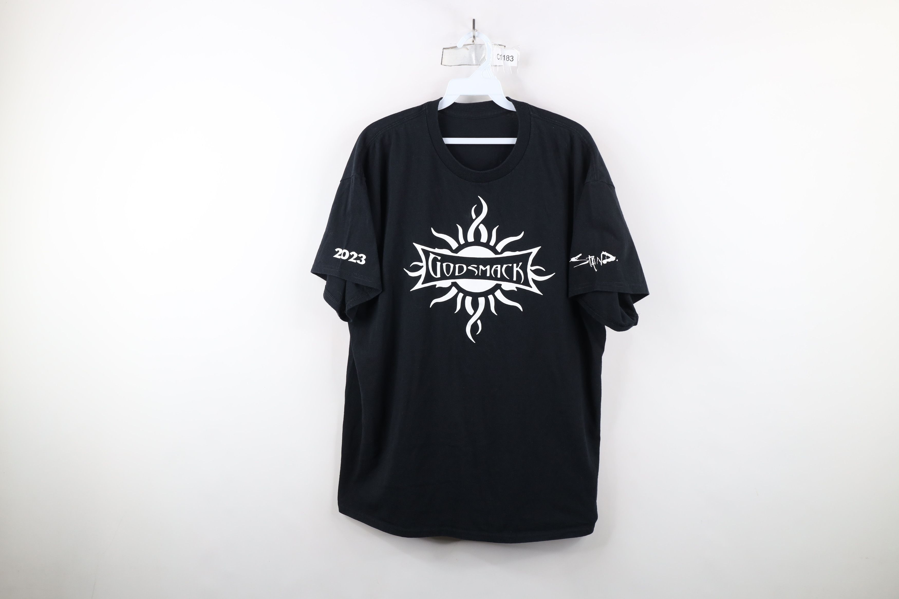 Vintage Y2K 2023 Spell Staind God Smack Band Short Sleeve T-Shirt Size US XL / EU 56 / 4 - 1 Thumbnail