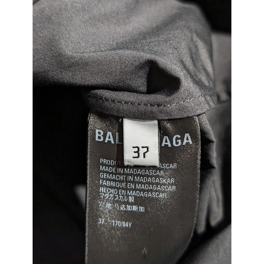 Balenciaga o1rshd1 Dress Shirt in Black Size US XS / EU 42 / 0 - 17 Thumbnail