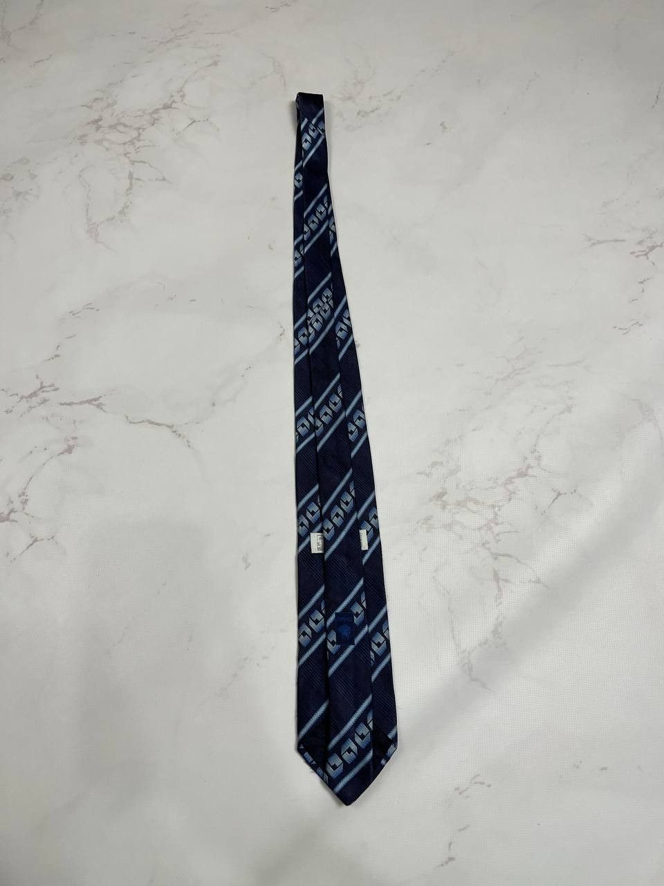 Versace Versace Vintage 90s Tie Silk Logo Size ONE SIZE - 7 Thumbnail