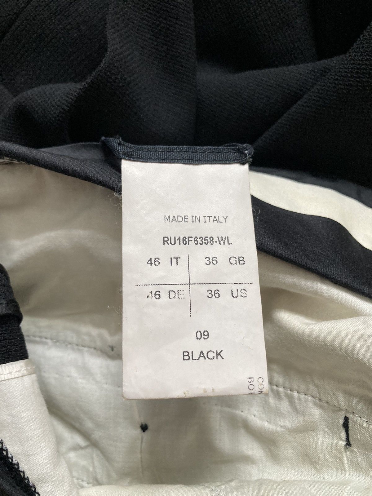 Rick Owens F/W 16 "MASTODON" Wool Crêpe Trousers 30/46 Rick Owens Size US 30 / EU 46 - 14 Thumbnail