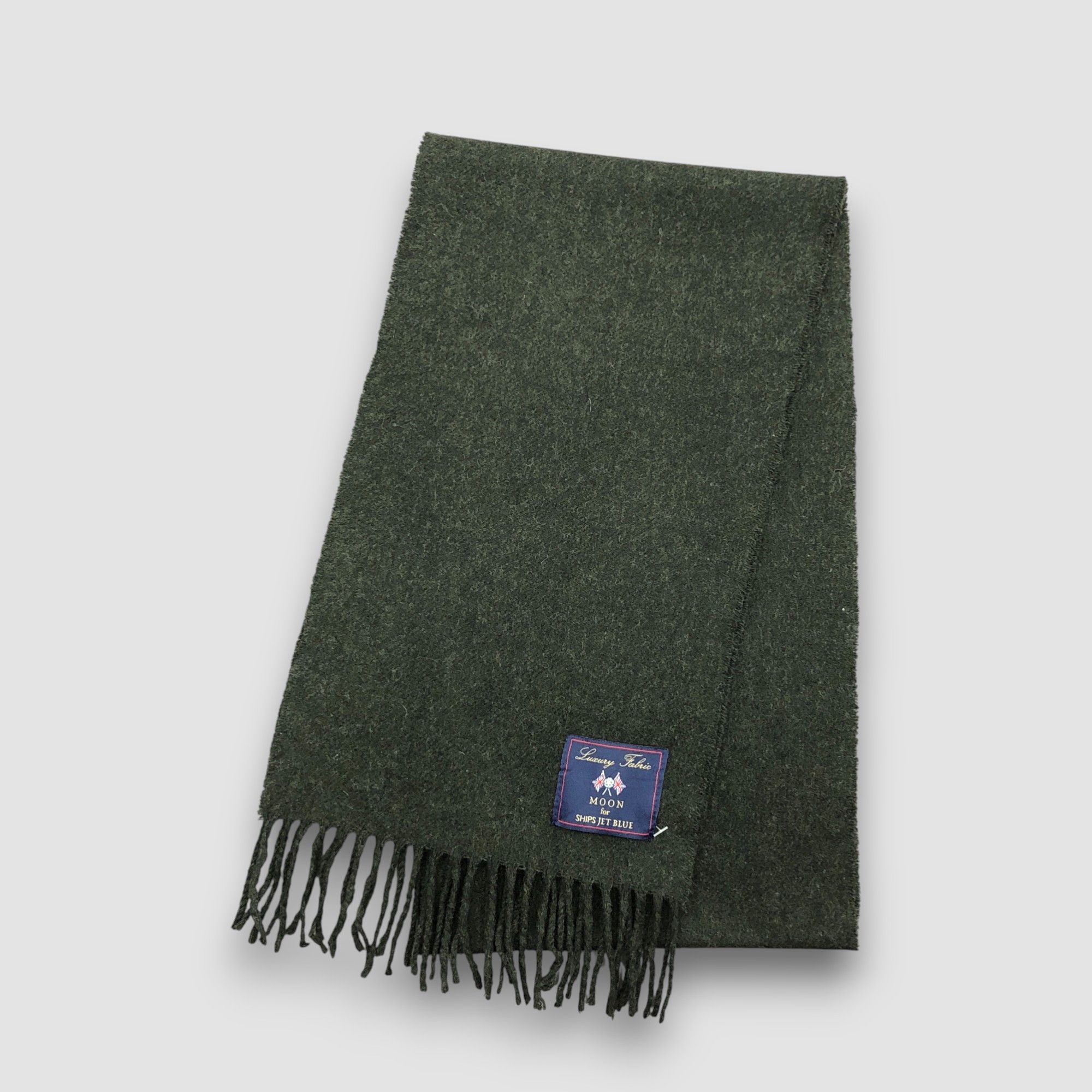 SHIPS Vintage Y2K Ships Scarf Muffler Wool Fringe Winter Scarves Size ONE SIZE - 3 Thumbnail