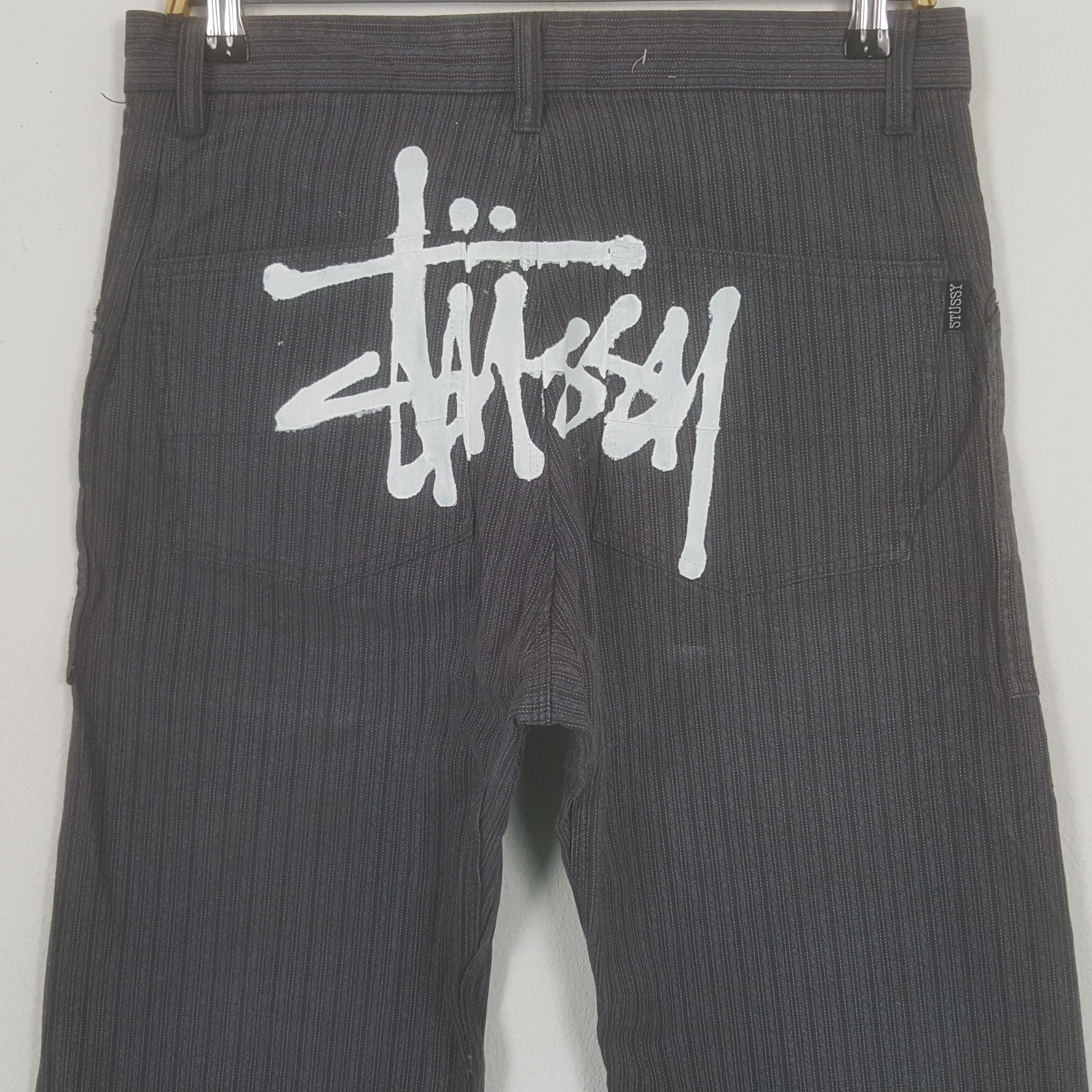 Skategang × Stussy × Vintage Vintage Stussy American Style Stripes Pants |  Grailed