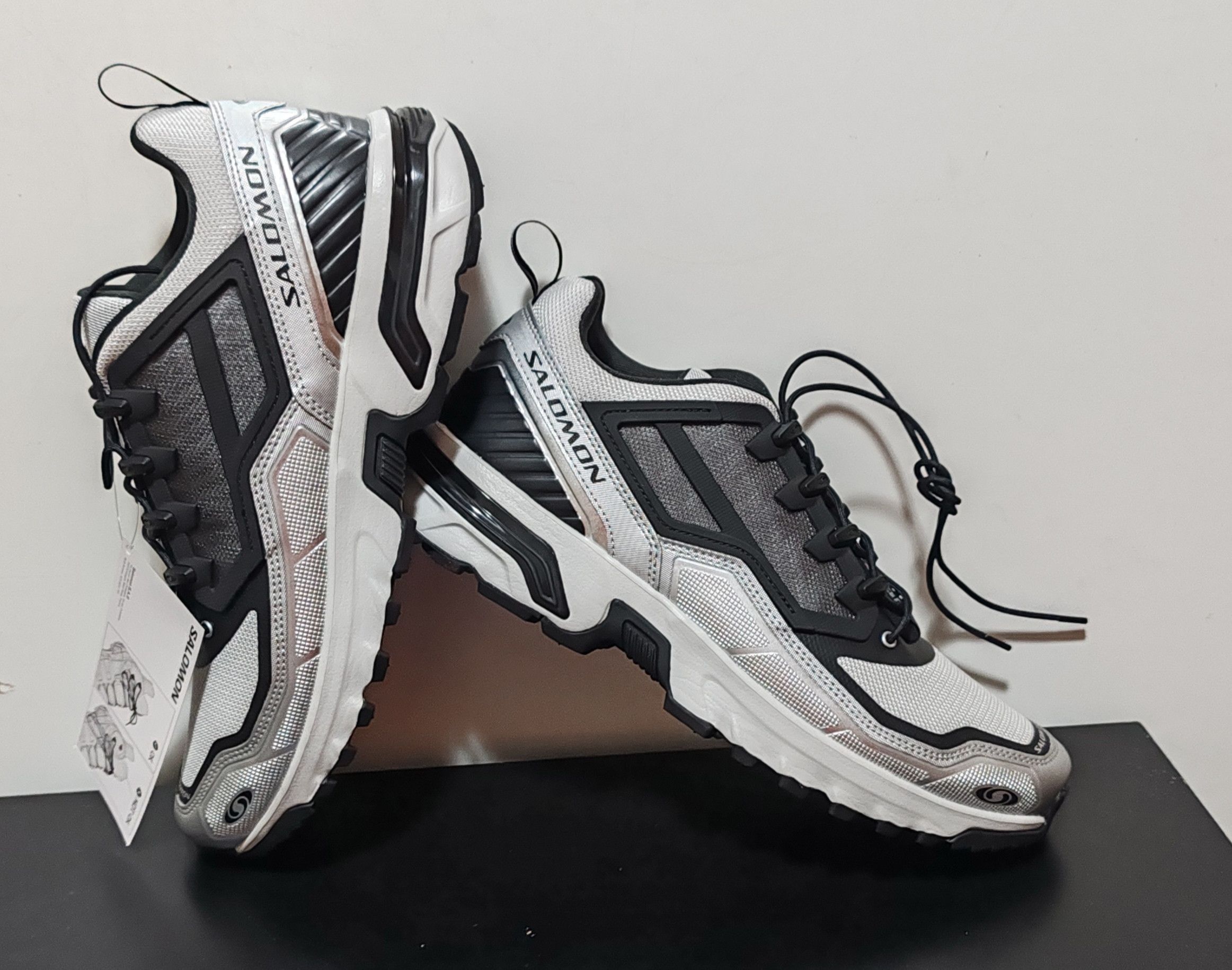 Salomon Salomon ACS +FT Glacier Gris/Black/Silver Tg:Eur 46 Size US 12.5 / EU 45-46 - 18 Thumbnail