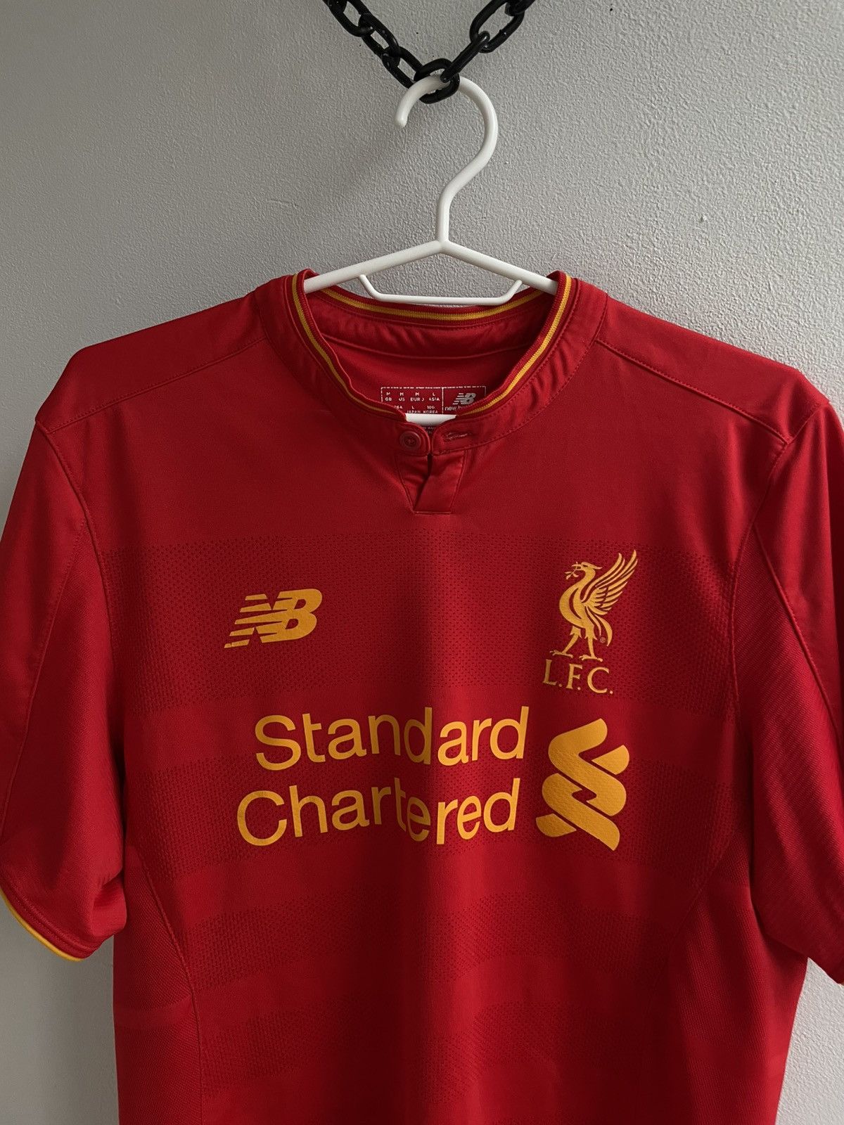 Vintage Liverpool 2016 2017 Home Football Shirt Soccer Jersey Size US M / EU 48-50 / 2 - 7 Thumbnail