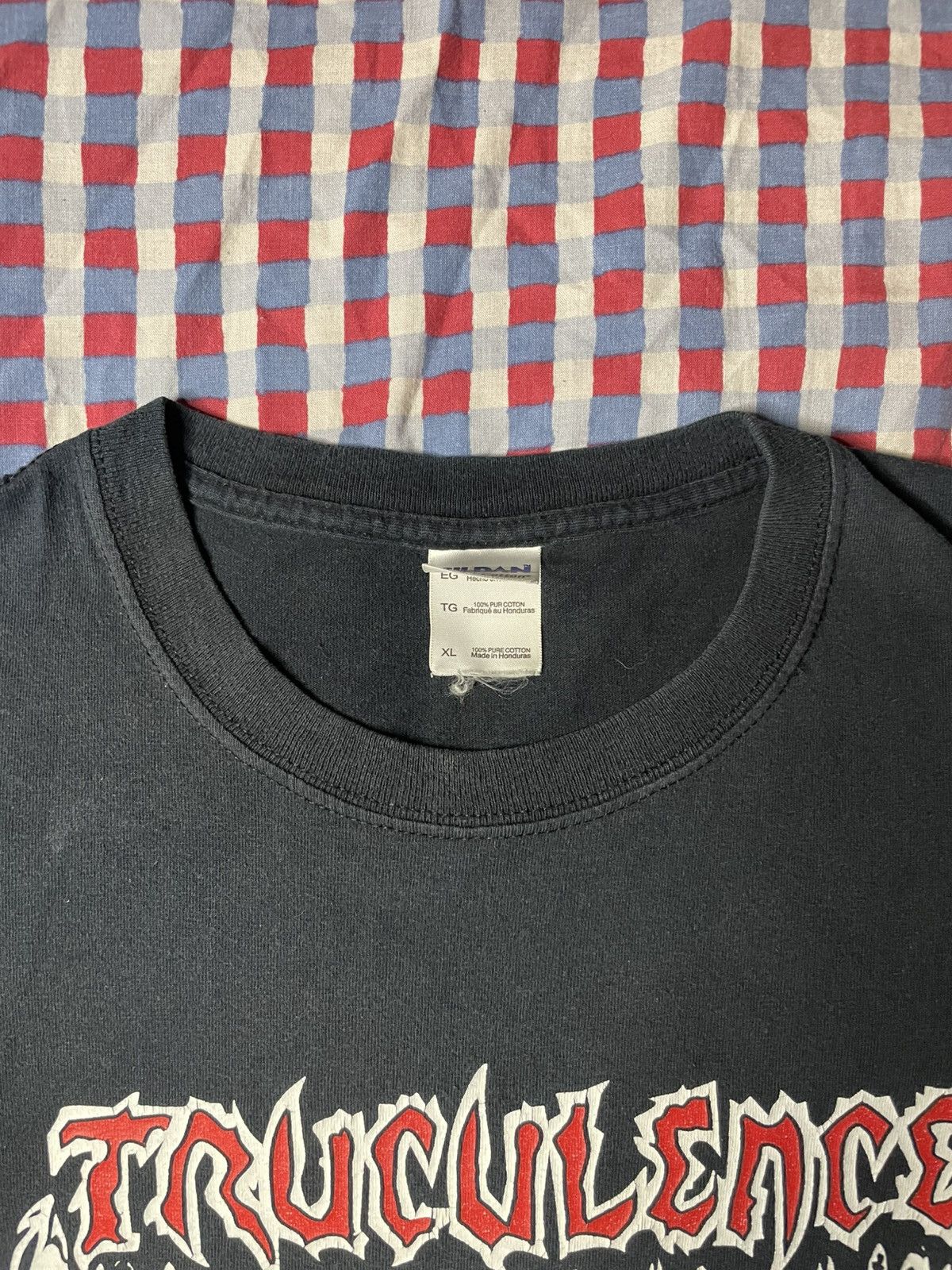 Gildan Vintage Truculence Texas Grindcore Death Metal shirt Size US XL / EU 56 / 4 - 3 Thumbnail