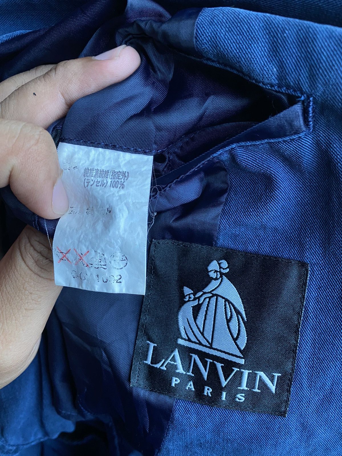 Lanvin Lanvin Paris Cotton Design Runway Cotton Blazer Jacket. #C10 Size US L / EU 52-54 / 3 - 8 Thumbnail