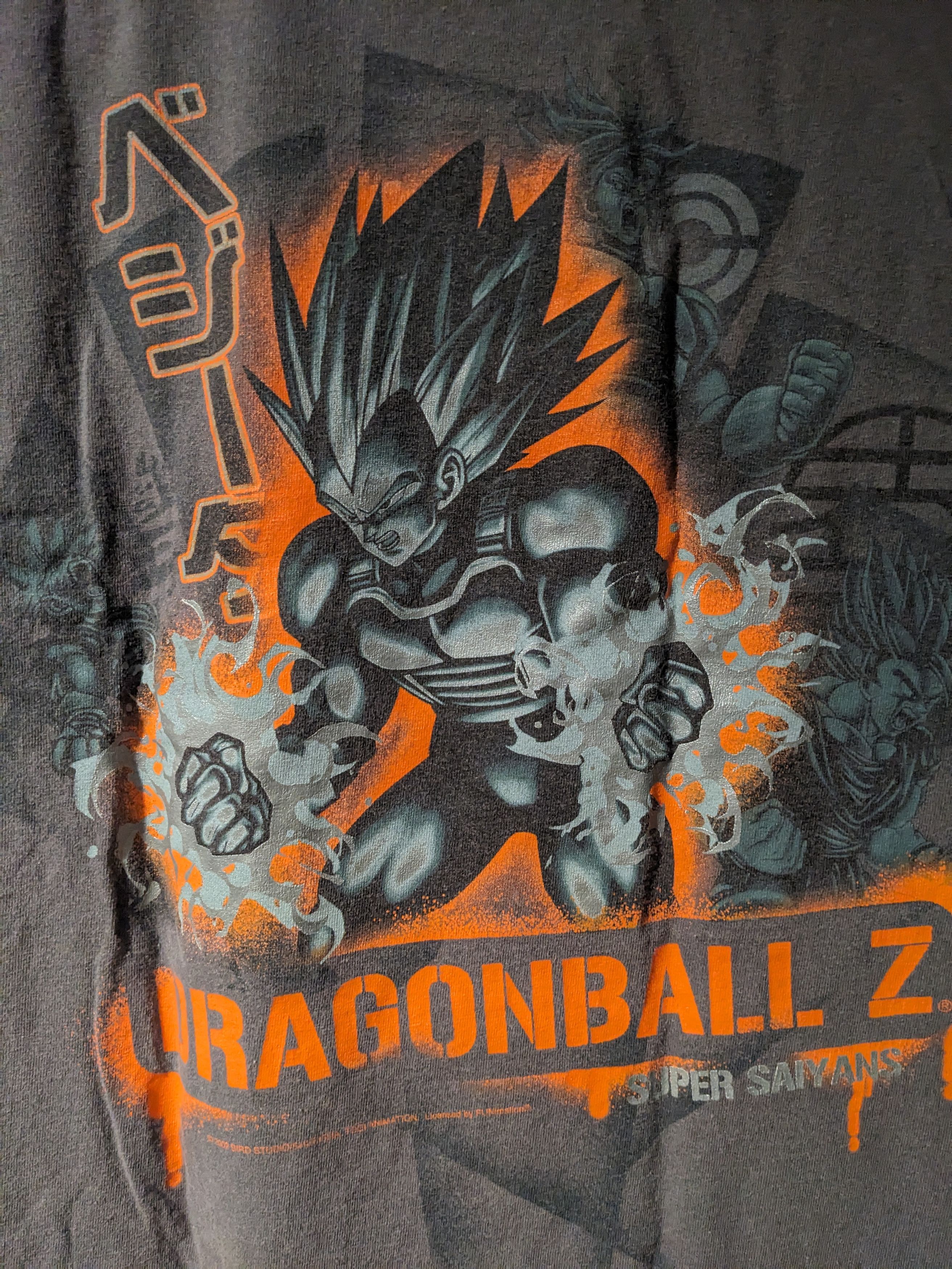 Cartoon Network × Vintage Vintage 2002 Dragon Ball Z Vegeta Super Saiyan T-Shirt Size US M / EU 48-50 / 2 - 2 Thumbnail