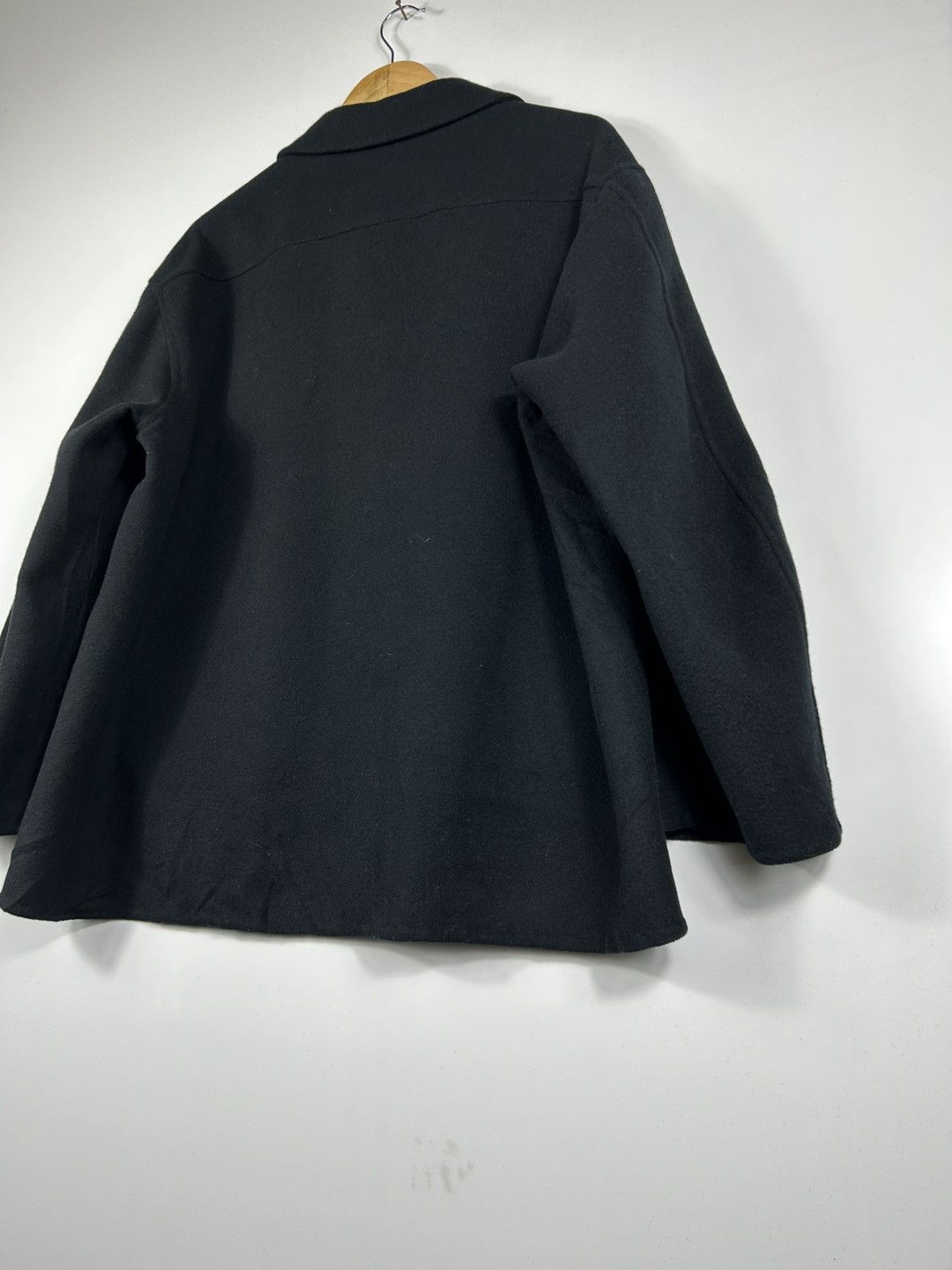 Jil Sander × Uniqlo 🔥Jil Sander Uniqlo Wool Cropped Coat Jacket Size US L / EU 52-54 / 3 - 14 Thumbnail